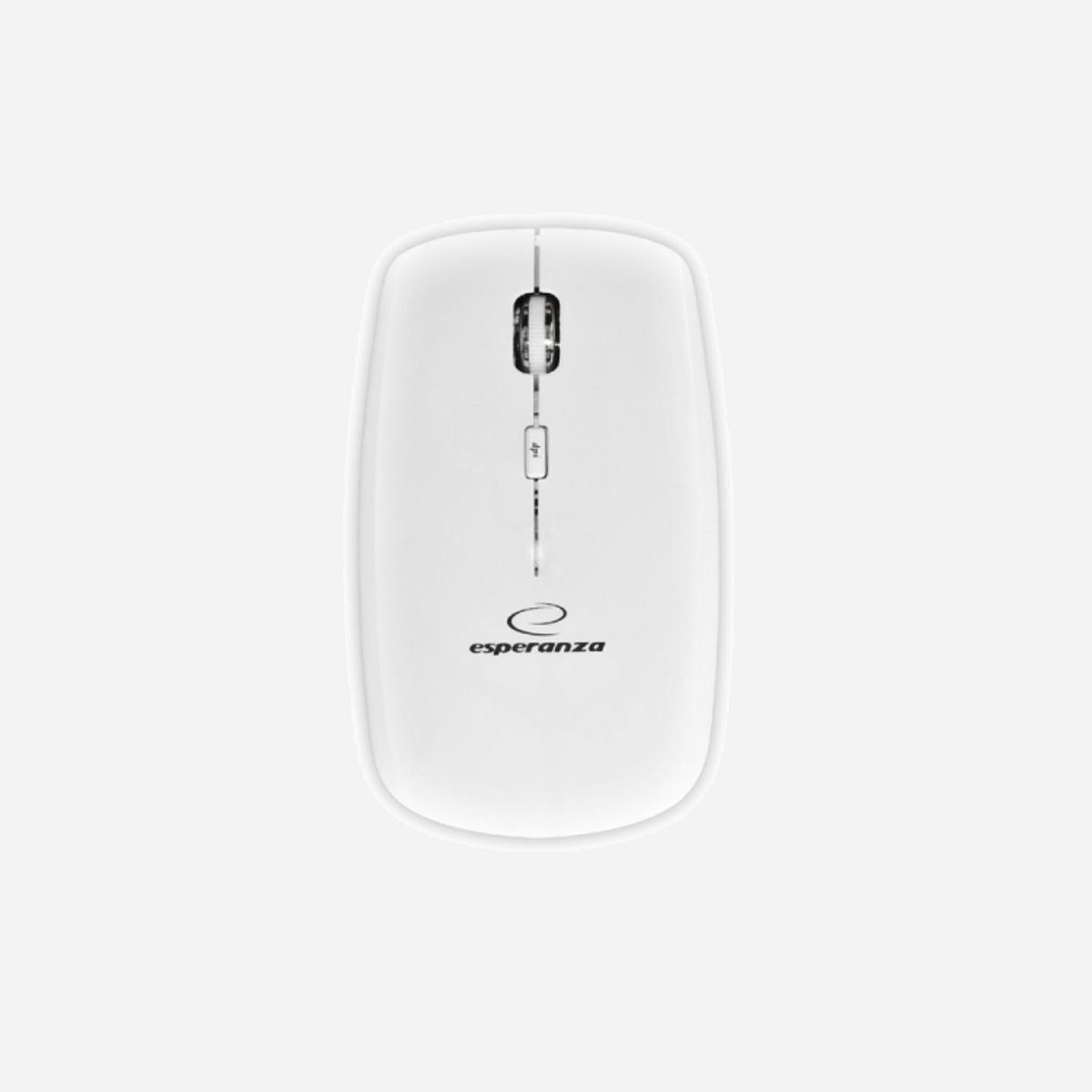 Souris Bureau Esperanza EM120W RF sans fil Optique 2400 DPI, 4 Boutons Programmables, Molette, Gris/Blanc, PC/Ordinateur Portable - Esperanza EM120W. Technologie de détecteur de mouvement: Optique, Interface de l'appareil: RF sans fil, Résolution en mouvement: 2400 DPI, Type de boutons: Boutons poussoirs, Quantité de boutons programmables: 4, Type Scroll: Roue. Couleur du produit: Gris, Blanc