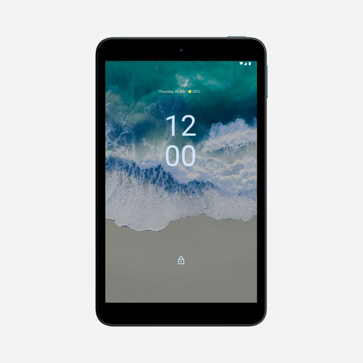 Nokia T10 Tablette 8" 32Go Wi-Fi 5 Android 12 Bleu Océan - Écran 800x1280, 3Go RAM, Unisoc Tigre, Caméra 8MP, Bluetooth 5.0, microSD jusqu'à 512Go - Nokia T10. Taille de l'écran: 20,3 cm (8"), Résolution de l'écran: 800 x 1280 pixels. Capacité de stockage interne: 32 Go. Famille de processeur: Tigre. Mémoire interne: 3 Go. Résolution de la caméra arrière (numerique): 8 MP, Type de caméra arrière: Caméra unique, Résolution de la caméra avant (numerique): 2 MP, Caméra avant. Norme Wi-Fi: Wi-Fi 5 (802.11ac). Lecteur de cartes mémoires intégré. Poids: 375 g. Système d'exploitation installé: Android 12. Couleur du produit: Bleu