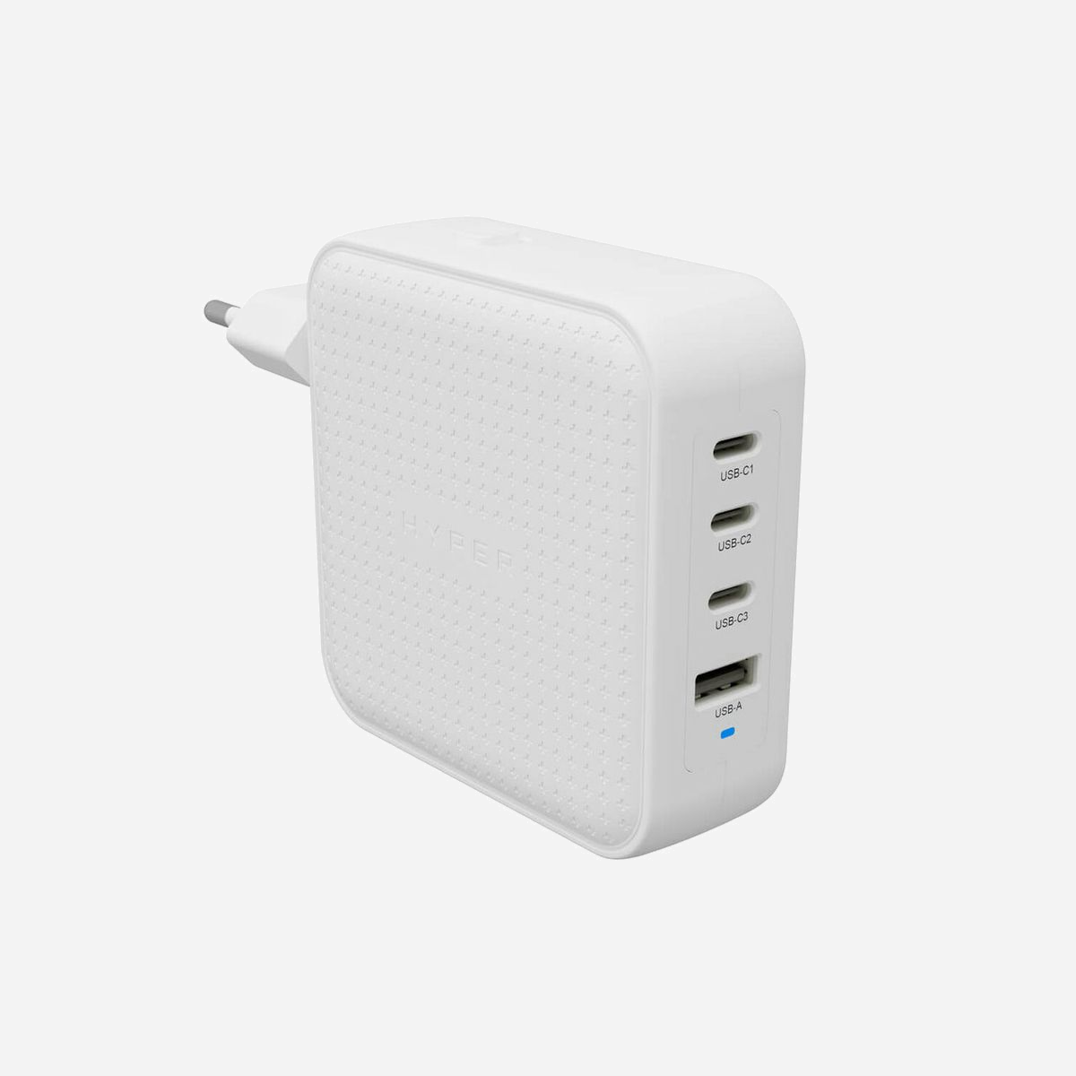 HYPER HJ1002WHWWGL Chargeur Secteur 100W Blanc - 4x USB-C Power Delivery 3.0/PPS (100W/100W/27W/18W) + 1x USB 2.0 - GaN - Smartphones, Tablettes, Portables - HYPER HJ1002WHWWGL. Type de chargeur: Intérieure, Type de source d'alimentation: Secteur, Compatibilité de chargeur: Ordinateur portable, Smartphone, Tablette, Quantité de Ports USB 2.0: 1, Quantité de ports USB de type C: 4, Charge rapide. Couleur du produit: Blanc