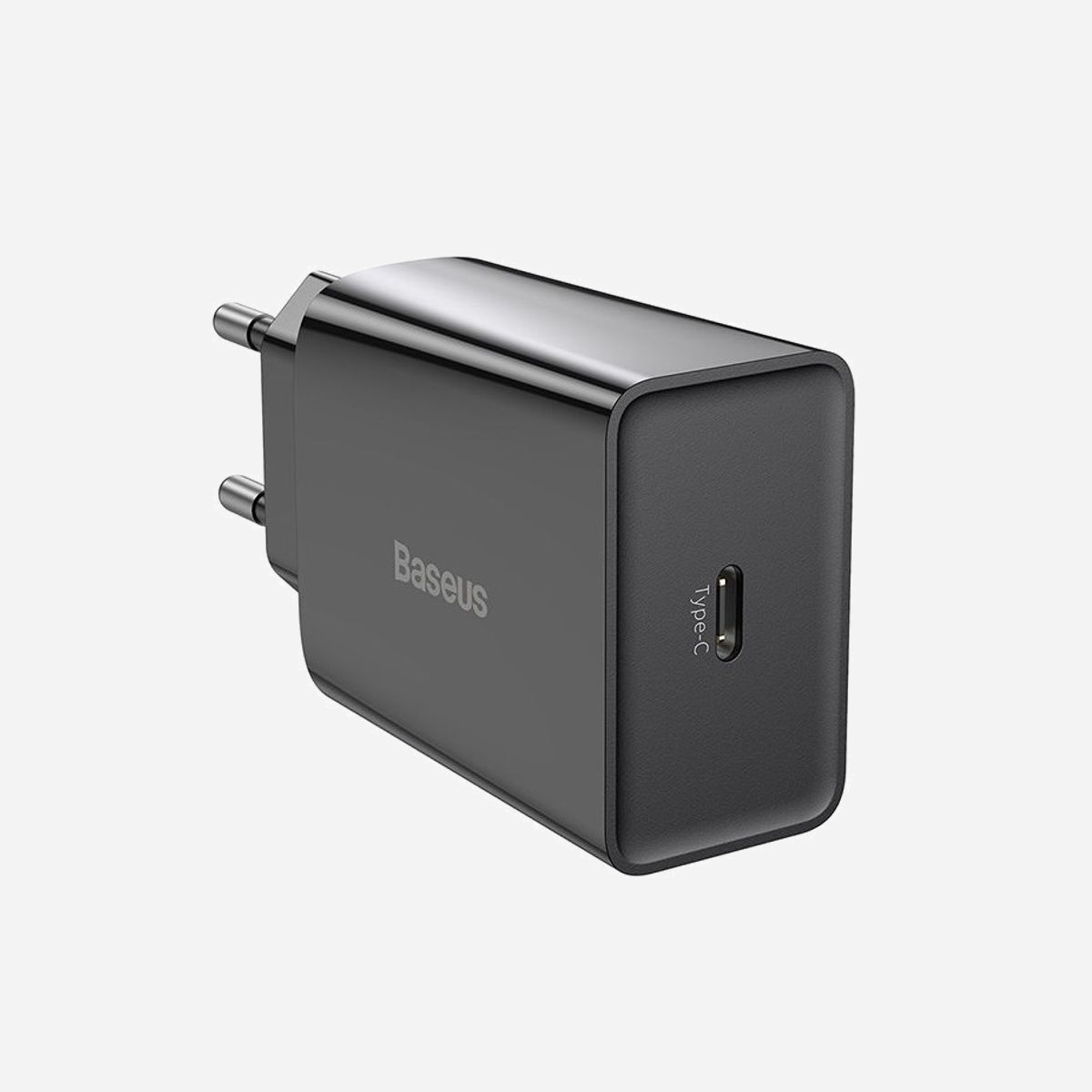 Baseus CCFS-SN01 : Chargeur Secteur USB-C 20W Charge Rapide pour Smartphone, 100-240V, Sortie 5V/3A, 9V/2.22A, 12V/1.67A, Noir, 43x50x26mm - Baseus Speed Mini. Type de chargeur: Intérieure, Type de source d'alimentation: Secteur, Compatibilité de chargeur: Smartphone. Tension d'entrée: 100 - 240 V, Tension de sortie (max): 12 V. Quantité de ports USB de type C: 1, Charge rapide. Couleur du produit: Noir