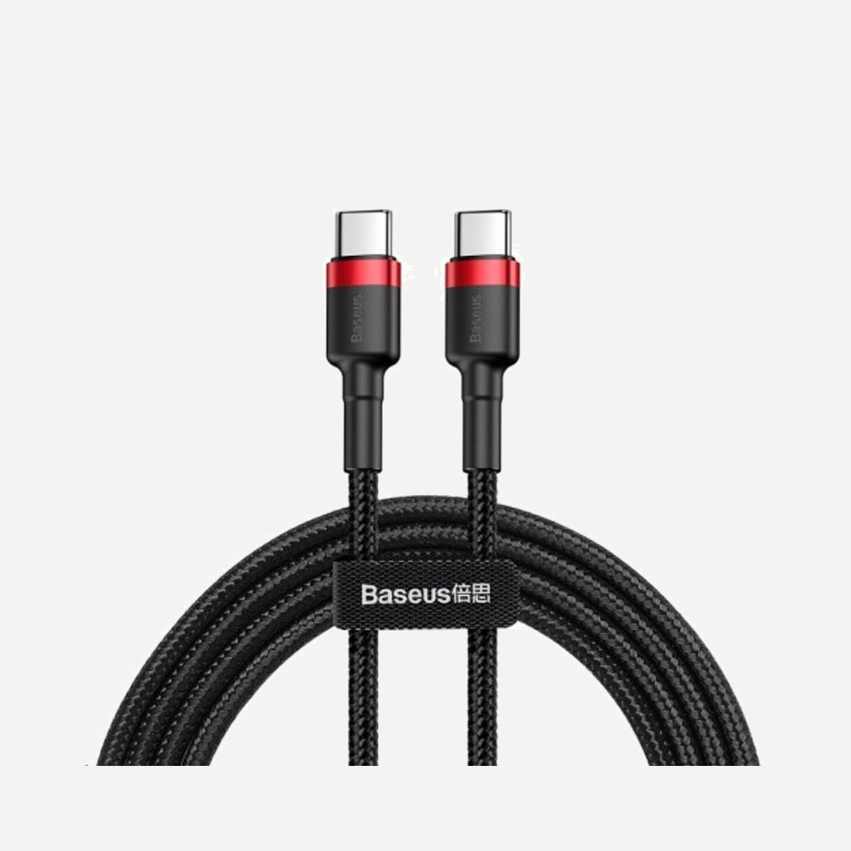 Câble Baseus Cafule USB-C Mâle vers USB-C Mâle 2m Noir/Rouge - USB 2.0 - 480 Mbit/s - 60W (20V/3A) - Nylon - Baseus Cafule. Longueur de câble: 2 m. Connecteur 1: USB C, Connecteur 2: USB C, Taux de transfert de données maximal: 0,48 Gbit/s, Couleur du produit: Noir, Rouge