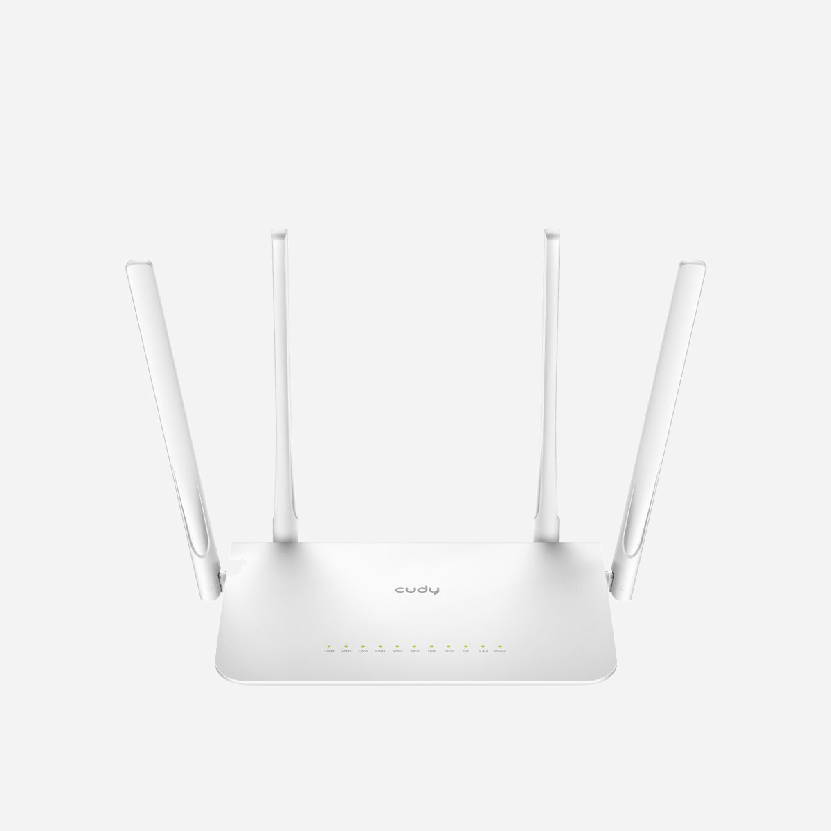 Cudy WR1300 Routeur Wi-Fi 5 Bi-bande Gigabit Ethernet 867 Mbps, 4 ports LAN, VPN PPTP/L2TP/OpenVPN/WireGuard, Sécurité WPA2, 4 antennes 5 dBi - Cudy WR1300. Type de connexion WAN: RJ-45. Bande Wi-Fi: Bi-bande (2,4 GHz / 5 GHz), Norme Wi-Fi: Wi-Fi 5 (802.11ac), Débit de transfert des données WLAN (max): 867 Mbit/s. Type d'interface LAN Ethernet: Gigabit Ethernet, LAN Ethernet : taux de transfert des données: 10,100,1000 Mbit/s, Support de VPN: PPTP/L2TP/OpenVPN/WireGuard. Algorithme de sécurité soutenu: WEP, WPA, WPA-PSK, WPA2, WPA2-PSK. Type de produit: Routeur, Couleur du produit: Blanc, Voyants: LAN, Énergie, Statut, WPS