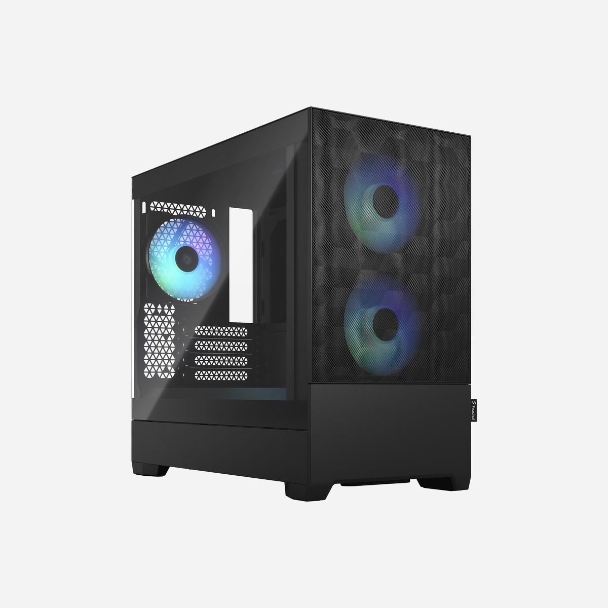 Fractal Design Pop Mini Air Noir - Mini Tower micro ATX/Mini-ITX - 2x120mm Avant, 1x120mm Arrière - Acier/Verre Trempé - USB 3.2 Gen 1 - Ref FD-C-POR1M-06 - Fractal Design Pop Mini Air. Format: Mini Tower, Type: PC, Couleur du produit: Noir. Facteurs de forme d'alimentation pris en charge: ATX. Ventilateurs installés avant: 2x 120 mm, Prise en charge des diamètres des ventilateurs avants: 120,140 mm, Ventilateurs arrières installés: 1x 120 mm. Tailles de disques durs supportées: 2.5,3.5", Facteur de forme SSD: 2.5". Largeur: 215 mm, Profondeur: 432 mm, Hauteur: 393 mm