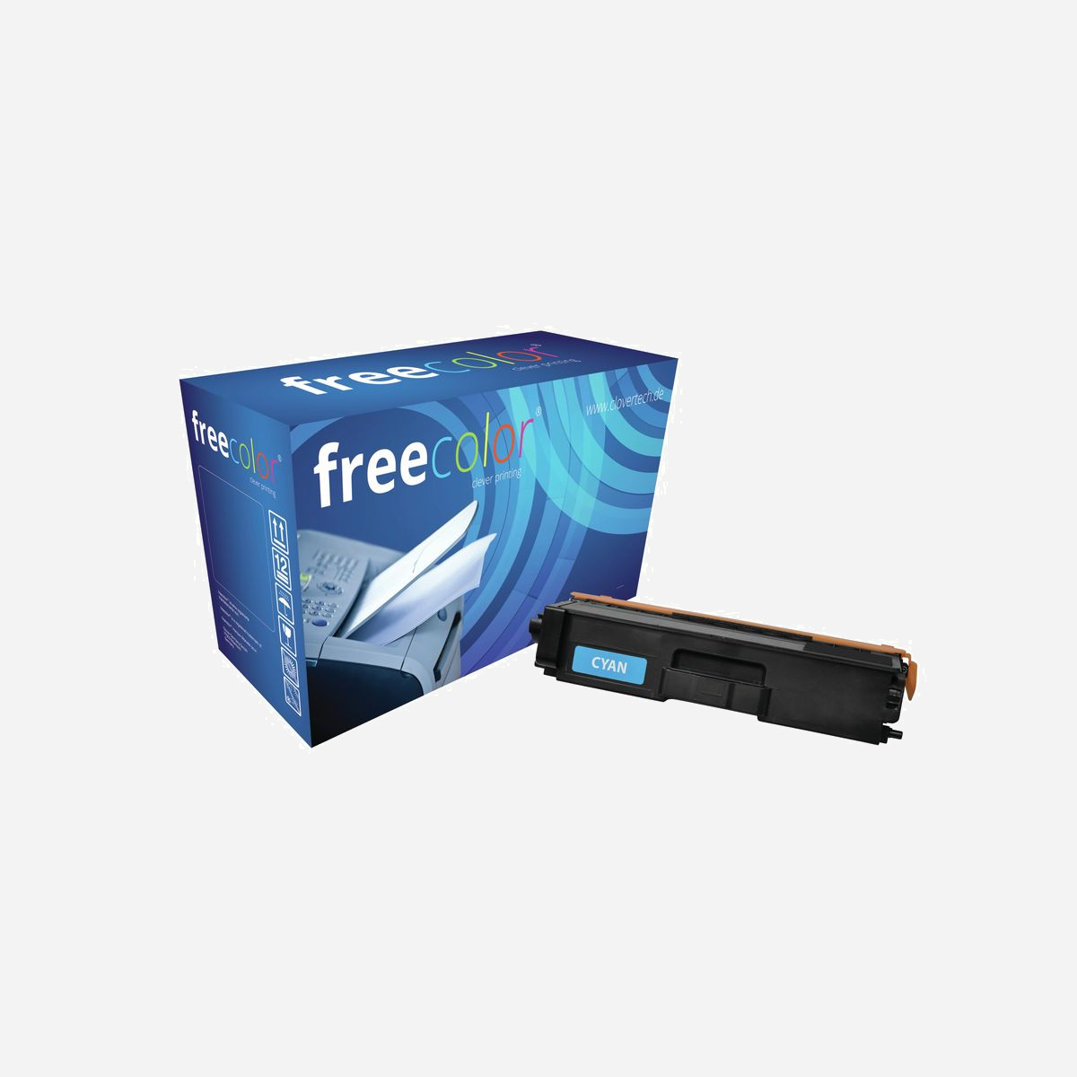 Freecolor TN326C-FRC : Cartouche Toner Cyan, 3500 pages, pour Brother MFC-L 8650 CDW, HL-L 8350 CDW, DCP-L 8450 CDW. Technologie Laser. - Freecolor TN326C-FRC. Rendement par page de toner de couleur: 3500 pages, Couleurs d'impression: Cyan, Quantité: 1 pièce(s)