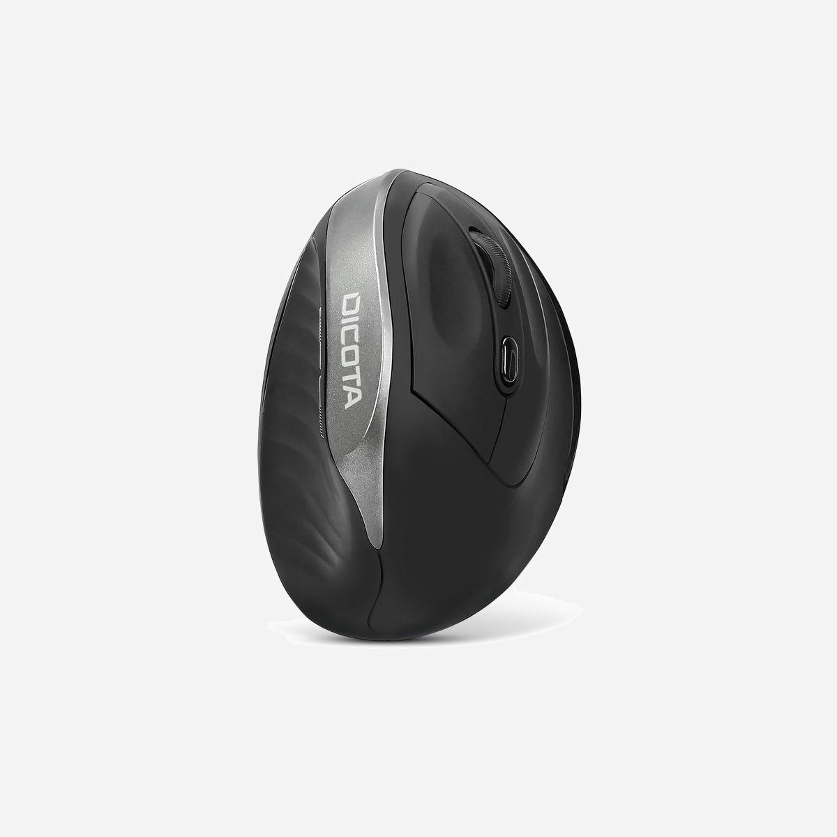 DICOTA D31981 Souris Ergonomique Bluetooth 1600 DPI, 5 Boutons, Droitier, Noir, Piles AA incluses, 76x75x110mm, 120g - La souris ergonomique sans fil RELAX s'adapte à toutes les mains pour vous permettre de travailler confortablement pendant des heures. <br><br>La souris a été conçue pour optimiser le confort de l'utilisateur et la productivité. Elle dispose d'une surface de préhension profilée et souple qui s'adapte à la forme naturelle de la main et permet un mouvement sans effort. Plus d'enchevêtrement de câbles et un espace de travail propre et organisé grâce à la connexion sans fil plug-and-play. Compatible avec un grand nombre de périphériques, sans logiciel supplémentaire. La souris propose des réglages dpi à trois niveaux (800/1200/1600 dpi) qui permettent d'adapter la sensibilité du curseur à vos besoins. Navigation sans effort grâce aux poches de raccourcis parfaitement placées. Convient aux droitiers. La souris est alimentée par une pile AA (incluse).<br>