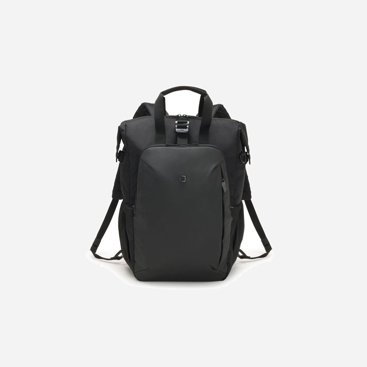 Sac à dos DICOTA D31862-DFS Eco Dual GO pour Surface/Ordinateur Portable 15" Noir Polyester - Compartiment Tablette 12.9" - 310x160x425mm - 1.04kg - DICOTA est un participant officiel du programme Microsoft Designed for Surface, qui certifie que les accessoires exceptionnels créés par des fabricants tiers fonctionnent parfaitement avec les appareils Surface. <br><br>Le Sac à dos Eco Dual GO pratique protège votre Surface, grâce au compartiment pour ordinateur portable rembourré. La séparation du système fit-all dans le compartiment ordinateur recouvre votre ordinateur, le protège et s'adapte automatiquement aux ordinateurs portables Surface à 15". Un compartiment pour tablettes jusqu'à 12.9" offre une protection fiable. Transformez facilement votre sac à bandoulière en sac à dos avec les bretelles cachées et la bandoulière matelassée amovible. Le spacieux compartiment principal est divisé en plusieurs parties afin que les documents et les accessoires puissent être rangés séparément. Ou encore plus d'espace de rangement, le compartiment principal peut être agrandi grâce à une fermeture éclair. Les poches en filet facilement accessibles à l'intérieur du sac offrent de la place pour un parapluie et une bouteille d'eau. Compartiment ouvert et extensible pour l'équipement sportif comme les chaussures, le casque ou le tapis de yoga, avec des poches latérales élastiques et des crochets métalliques pour le fixer. La poche avant avec des compartiments pratiques permet de ranger vos accessoires mobiles tels que le smartphone, les stylos ou les chargeurs. Compartiment dissimulé à fermeture éclair pour papiers d'identité. Le sac est fabriqué dans un matériau hydrofuge pour protéger son contenu même les jours de pluie. Cela fait de le Sac à dos Eco Dual GO le sac à dos parfait pour tous ceux qui se déplacent souvent et qui souhaitent soutenir la réutilisation raisonnable des bouteilles en PET grâce à une solution de transport écologique.<br>