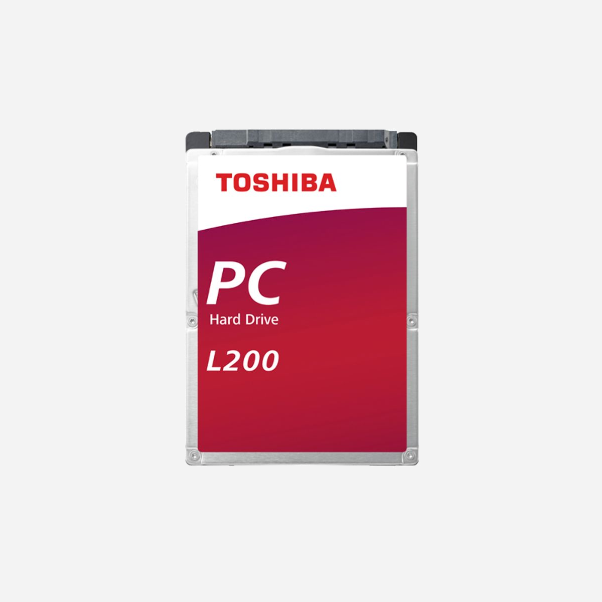 Toshiba L200 HDD 2To 2.5" SATA III 6Gb/s 5400RPM 128Mo, portable, latence 5.56ms, vibrations 1G/5G, 600000 cycles, RoHS - HDWL120UZSVA - Le disque dur pour PC portable 2,5 pouces L200 de Toshiba est destiné aux joueurs et aux utilisateurs quotidiens d’ordinateurs portables. Il est idéal pour augmenter la capacité de stockage de votre PC portable ou de votre console de jeux jusqu’à 2 To, sans compter sur la mémoire tampon de 128 Mo. La technologie Toshiba Dynamic Cache Technology améliore encore les performances d’accès. Disponible dans des capacités allant jusqu’à 2 To, le disque L200 intègre la durabilité et la fiabilité réputées de la technologie Toshiba dans votre PC portable ou votre console de jeux.<br><br><b>OPTIMISEZ VOTRE CAPACITÉ DE STOCKAGE</b><br>Optimisant la capacité de stockage de vos appareils dans un format compact, le disque dur L200 est capable d'ajouter jusqu'à 2 To aux PC portables ou consoles de jeux, pour un accès rapide et aisé à des fichiers de jeux volumineux ou à des données et documents courants. Il est fourni avec une mémoire tampon jusqu'à 128 Mo.<br><br><b>PROTÉGEZ VOS DONNÉES</b><br>Le L200 intègre un détecteur de chocs interne, garantissant ainsi l'absence de perte de données. En outre, la technologie Ramp-Load (retrait des têtes de lecture/écriture du support) garantit que, lors du transport du disque dur ou de l'ordinateur de bureau, le curseur du lecteur n'entre pas en contact avec le disque, ce qui accroît la sécurité de vos données.<br><br><b>ALLOCATION OPTIMISÉE DU CACHE</b><br>La technologie Toshiba Dynamic Cache Technology est un algorithme de cache autonome avec gestion de tampon embarquée qui optimise l'allocation du cache pendant la lecture/l'écriture afin de fournir les performances élevées exigées par les domaines en temps réel.<br><br><b>PERFORMANCES D'ACCÈS AMÉLIORÉES</b><br>Les performances d'accès en lecture/écriture aux données sont améliorées grâce à des techniques innovantes qui réduisent le mouvement de la tête et le nombre de rotations du disque. La séquence optimisée de l'accès aux données améliore les performances et réduit la charge de travail mécanique du disque.<br><br><b>CONÇU POUR DURER</b><br>Toshiba est réputé dans le monde entier pour ses 50 années d'innovations majeures. L'excellence de sa gamme de disques durs ne fait pas exception. Dans un souci d'offrir des capacités élevées et d'excellentes performances, Toshiba met sa riche expérience en matière de disques durs au service de votre système de stockage.