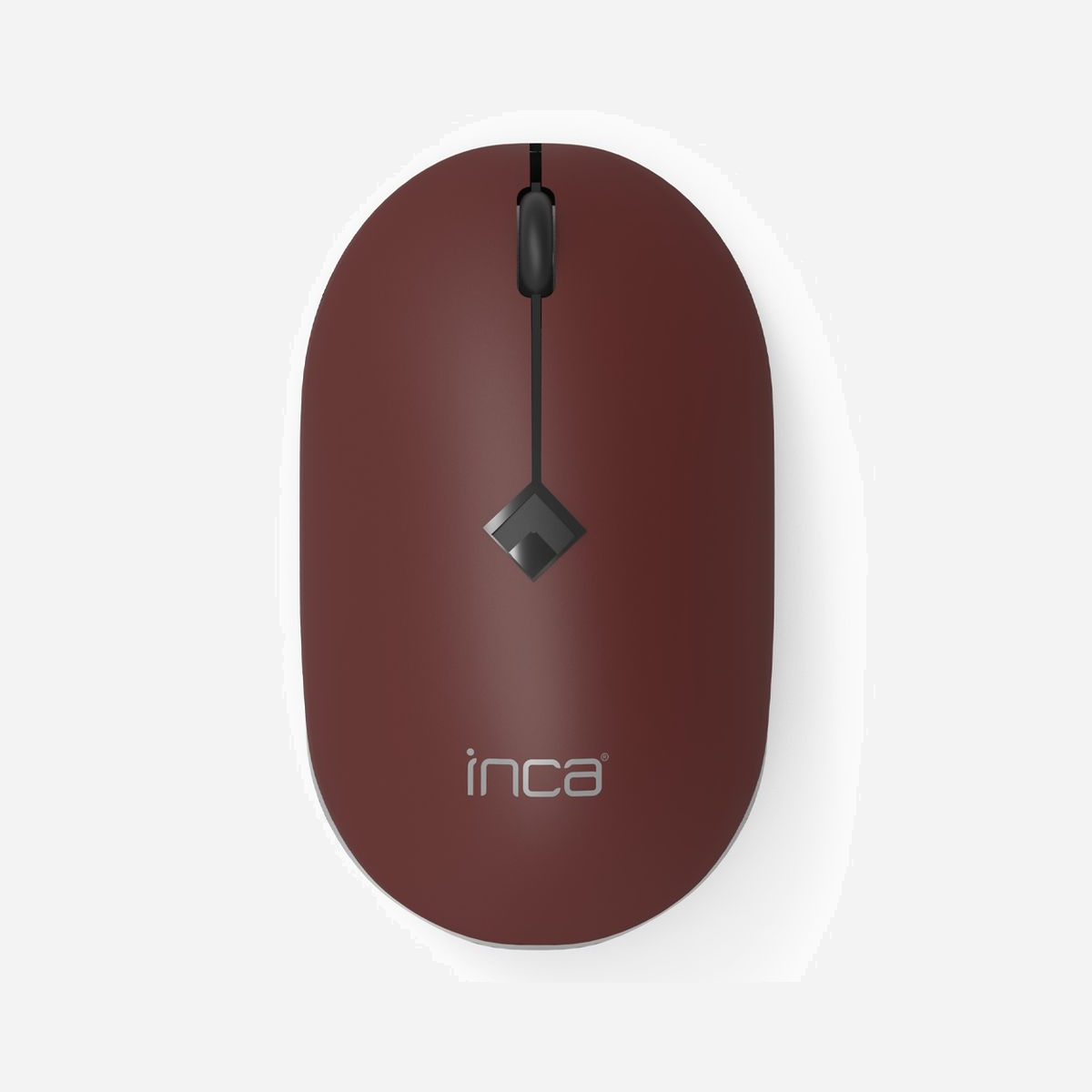 Souris Inca IWM-231RB Ambidextre Optique 1600 DPI RF sans fil 2.4GHz 4 Boutons Programmables avec Clic Silencieux, Portée 10m, Noir/Marron - Inca IWM-231RB. Format: Ambidextre. Technologie de détecteur de mouvement: Optique, Interface de l'appareil: RF sans fil, Résolution en mouvement: 1600 DPI, Quantité de boutons programmables: 4, Type Scroll: Roue. Source d'alimentation: Piles. Couleur du produit: Noir, Marron
