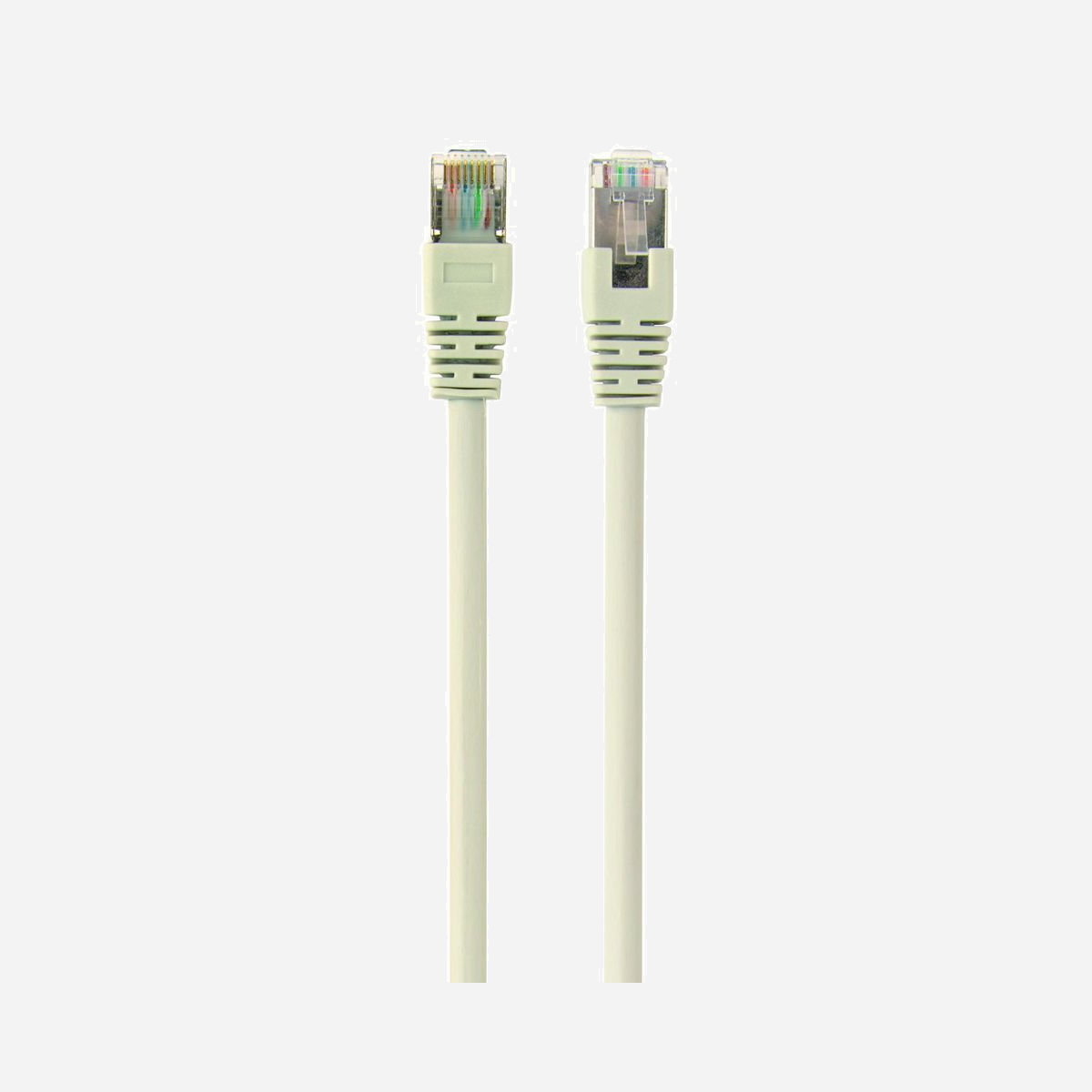 Câble Réseau Gembird PP22-2M Beige Cat5e 2m, Connecteurs RJ-45 Mâle/Mâle, Contacts Or, Technologie 10/100/1000Base-T(X), Paire Torsadée Blindée (F/UTP) - * Foil shielded twisted pair patch cord
