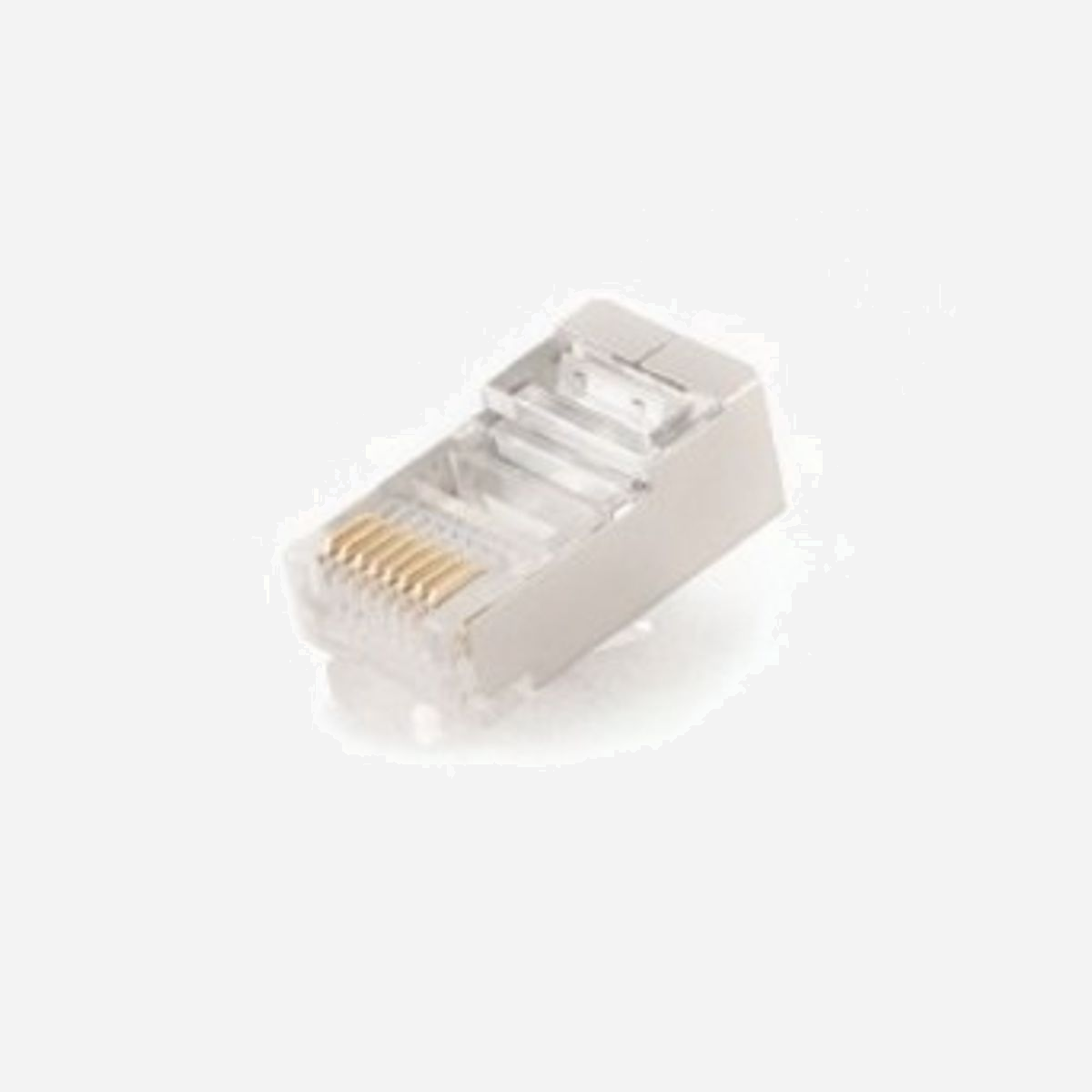 Gembird PLUG5SP : Connecteurs 8P8C Transparent, Contacts Plaqué Or, Blindé, Sachet de 100, Dimensions Emballage 100x50mm - Gembird PLUG5SP. Connecteur(s): 8P8C, Couleur du produit: Transparent, Contacts du connecteur de placage: Or. Quantité: 100 pièce(s), Largeur du colis: 100 mm, Hauteur du colis: 50 mm