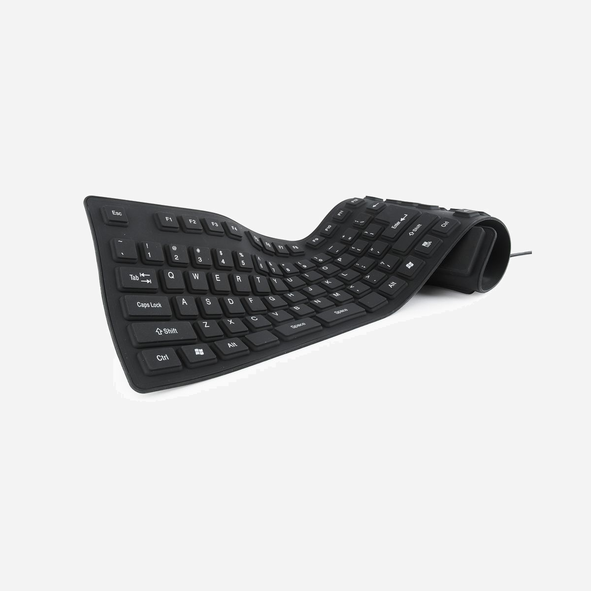 Gembird KB-109F-B Clavier Filaire USB + PS/2 QWERTY 109 Touches Noir, Câble 1.5m, Compatible Windows, Dimensions 495x12x138mm - Gembird KB-109F-B. Technologie de connectivité: Avec fil, Interface de l'appareil: USB + PS/2, Disposition des touches du clavier: QWERTY, Nombre de touches du clavier: 109. Longueur de câble: 1,5 m. Couleur du produit: Noir