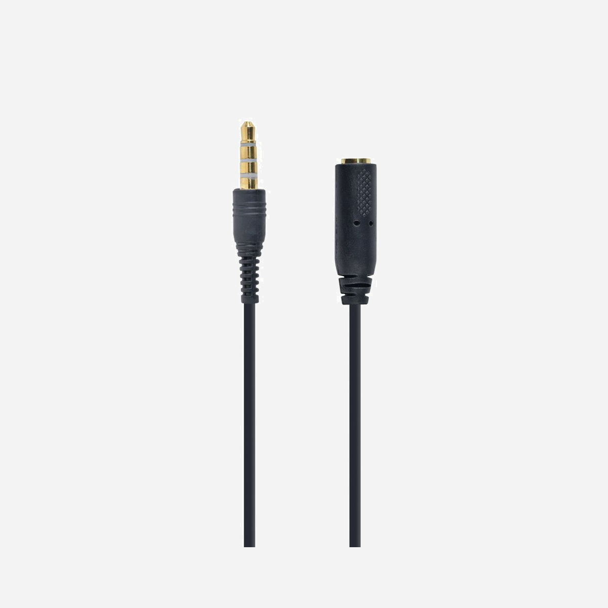 Gembird CCA-419 Adaptateur Audio 3.5mm Mâle vers 3.5mm Femelle Crossover, Longueur 0.18m, Noir, Conforme RoHS - Cable adaptateur 3.5mm, type cross-over.<br> Compatible avec des tablettes ou smartphones