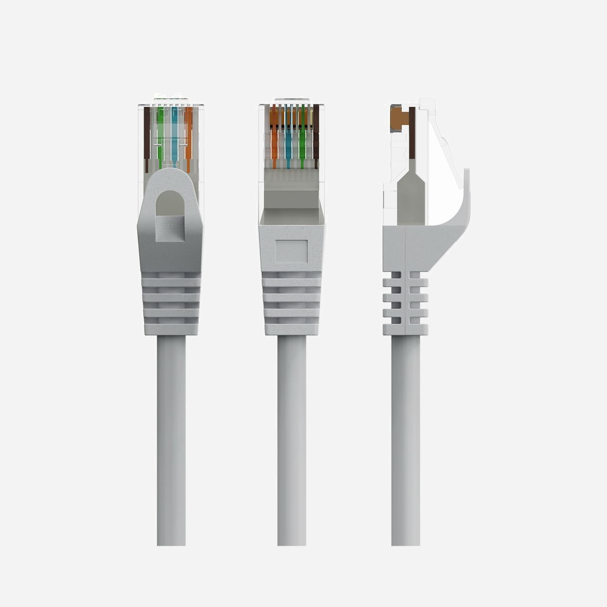 Câble Réseau Gembird PP6U-3M Cat6 U/UTP (UTP) RJ-45 Mâle/Mâle 3m, Contacts Or, AWG24, Gris - Diamètre 6mm - Gembird PP6U-3M. Longueur de câble: 3 m, Câble standard: Cat6, Blindage du câble: U/UTP (UTP), Connecteur 1: RJ-45, Connecteur 2: RJ-45, Contacts du connecteur de placage: Or, Couleur du produit: Gris