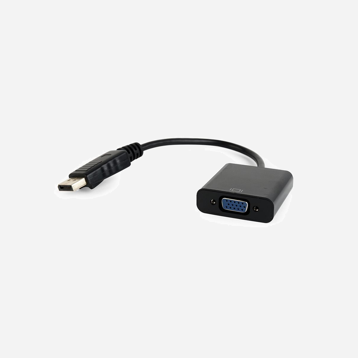 Gembird Adaptateur DisplayPort 1.1a Mâle vers VGA Femelle Noir - AB-DPM-VGAF-02, connecteurs D-Sub, 22x41x14mm, poids 8g, Plug & Play - Adaptateur DisplayPort (male) > VGA (femelle)<br>Compatible moniteur ou projecteur avec sortie VGA<br>Plug & Play<br>