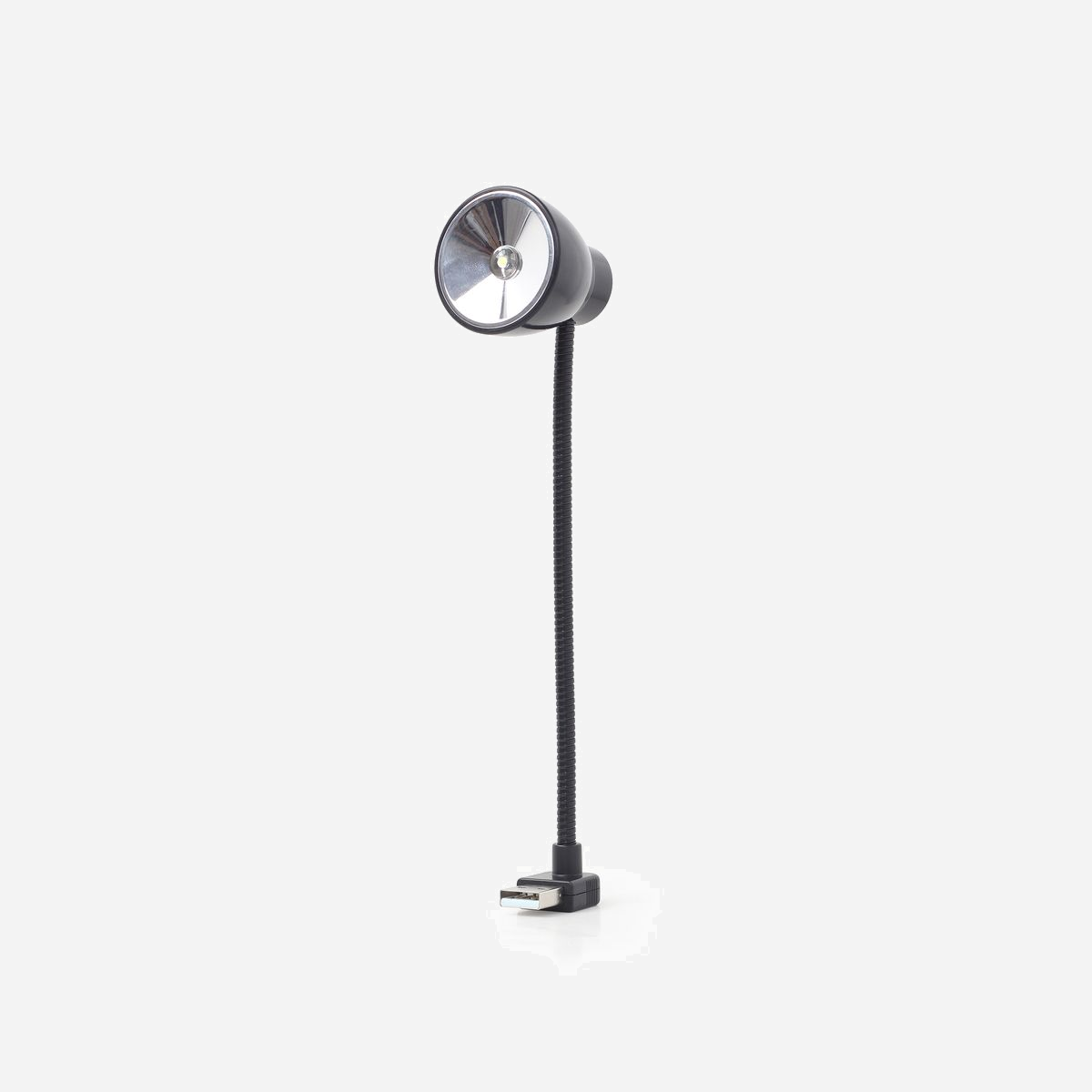 Lampe de Bureau LED USB Gembird NL-02, 5V, Flexible, Noir, 180mm, Consommation Standard, Connecteur USB-A, Compatible Plug and Play, 30g - 5V USB LED avec interrupteur marche / arrêt<br>Fournit suffisamment de lumière, par ex. visualisez votre clavier dans le noir, lisez des documents, etc.<br>Avec cou flexible pour ajuster facilement la lumière dans n'importe quelle position