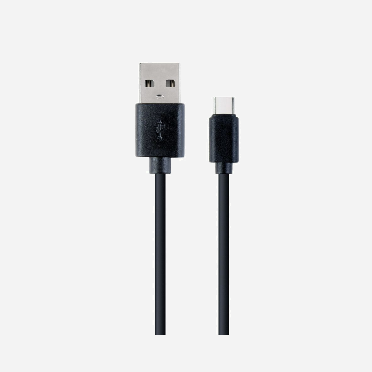 Cablexpert CC-USB2-AMCM-1M : Câble USB 2.0 A Mâle vers USB-C Mâle, 1m, Noir, 480 Mbit/s, 2.1A, RoHS - Transfert de données et chargement - Câble de chargement et de données USB de type C pour, par exemple, smartphones et tablettes