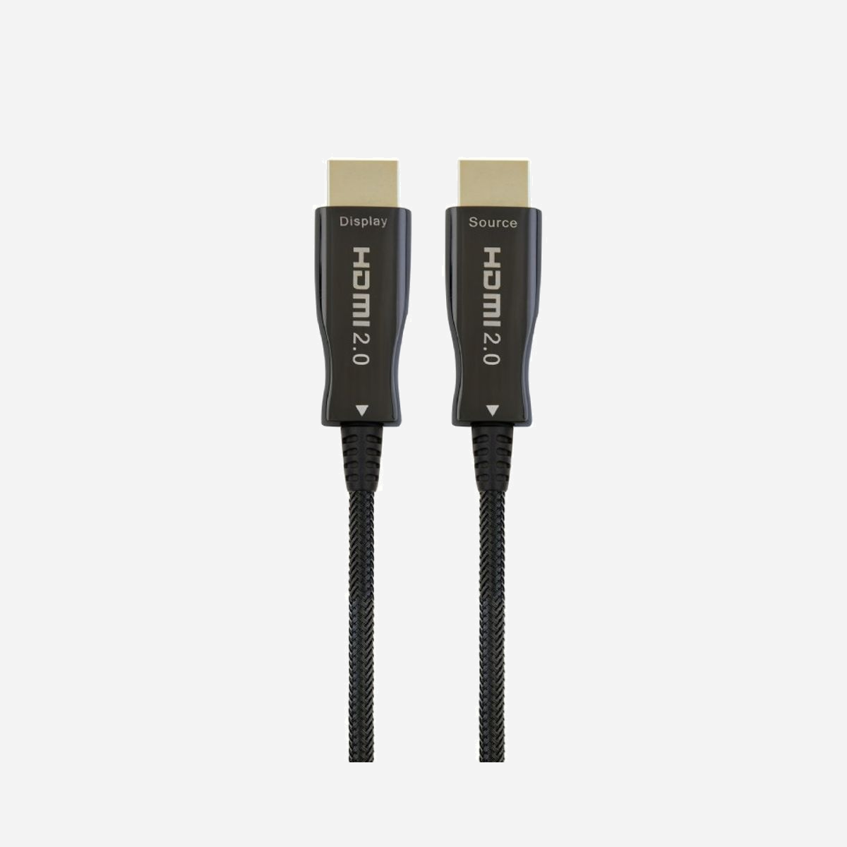 Cablexpert CCBP-HDMI-AOC-50M Câble HDMI 2.0 50m Connecteurs Type A Mâle Plaqué Or, Support Dolby Atmos, HDCP, RoHS - Cablexpert CCBP-HDMI-AOC-50M. Longueur de câble: 50 m, Connecteur 1: HDMI Type A (Standard), Genre de connecteur 1: Mâle, Connecteur 2: HDMI Type A (Standard), Genre de connecteur 2: Mâle, Contacts du connecteur de placage: Or, Version HDMI: 2.0, Couleur du produit: Noir