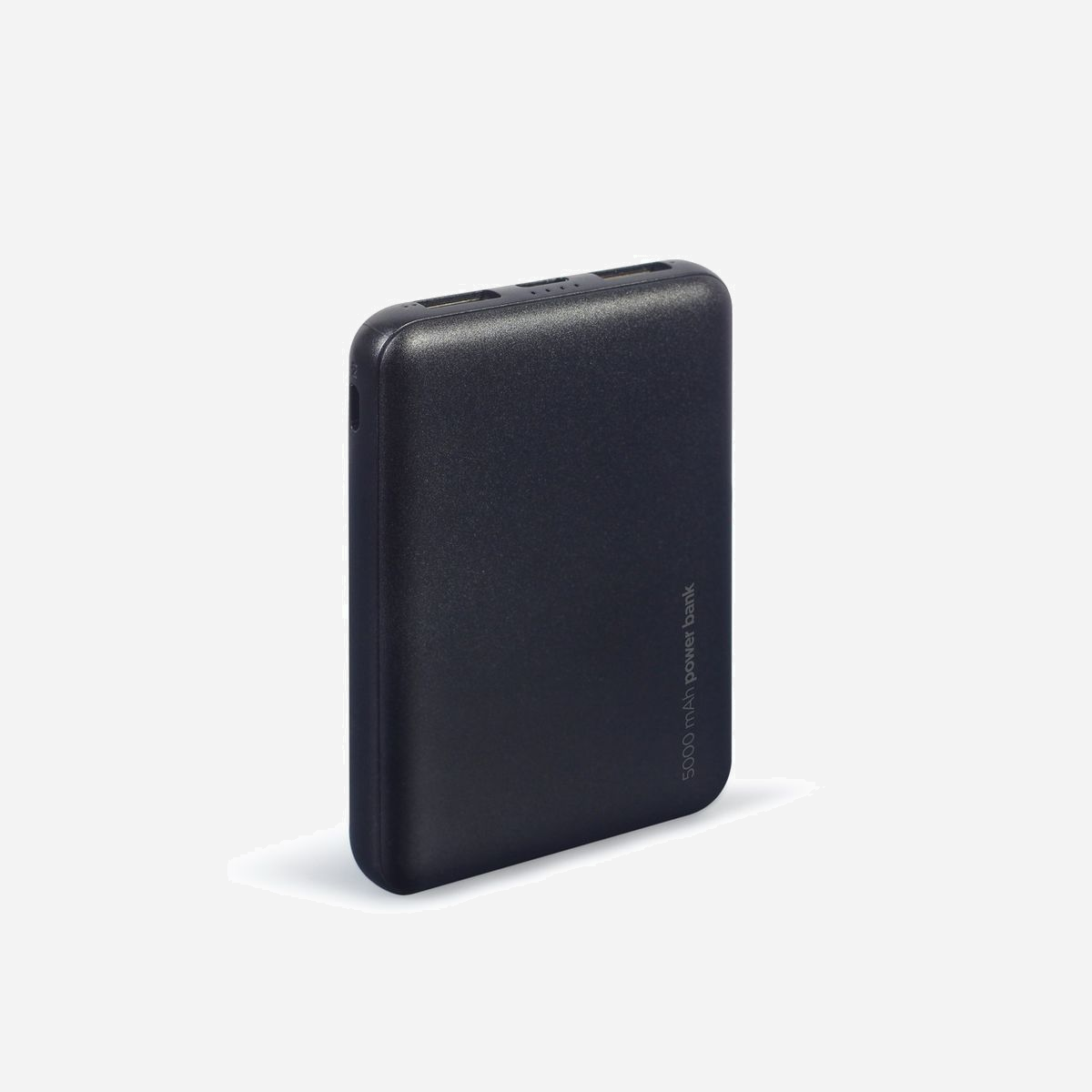 Gembird PB05-02 Batterie Externe 5000mAh Li-Po, 2x USB-A + USB-C + Micro-USB, 5V/2.4A, 12W, Protection Surcharge/Court-circuit, Noir - Super puissante 5000mAh<br>Rechargeable via USB<br>Affichage LED du statut de votre batterie