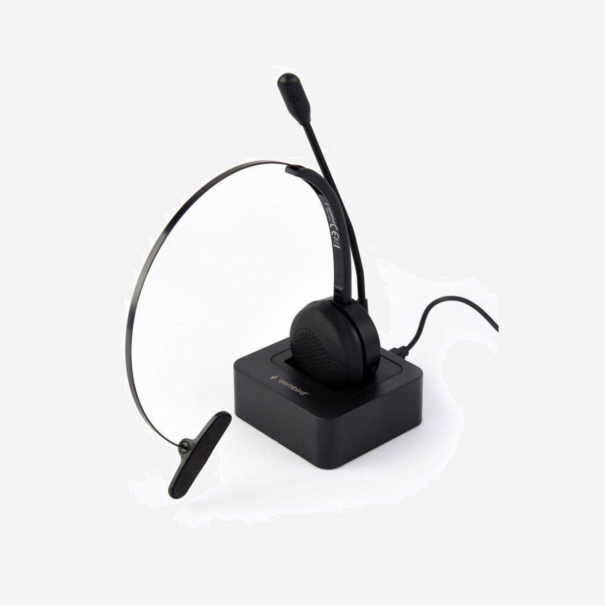 Gembird BTHS-M-01 Casque Stéréo Bluetooth, Microphone Intégré, Autonomie 12h, Contrôle Multifonction, LED, 180x180x50mm, 180g - Casque stéréo BT avec microphone intégré<br>Jusqu'à 12 heures d'écoute sur une seule charge<br>Coupe automatiquement votre musique en cas d'appels entrants<br>Bouton multifonction, contrôle du volume, piste précédente / suivante et indication de pile faible<br>Indicateur d'état LED<br>Oreillettes confortables et bandeau réglable