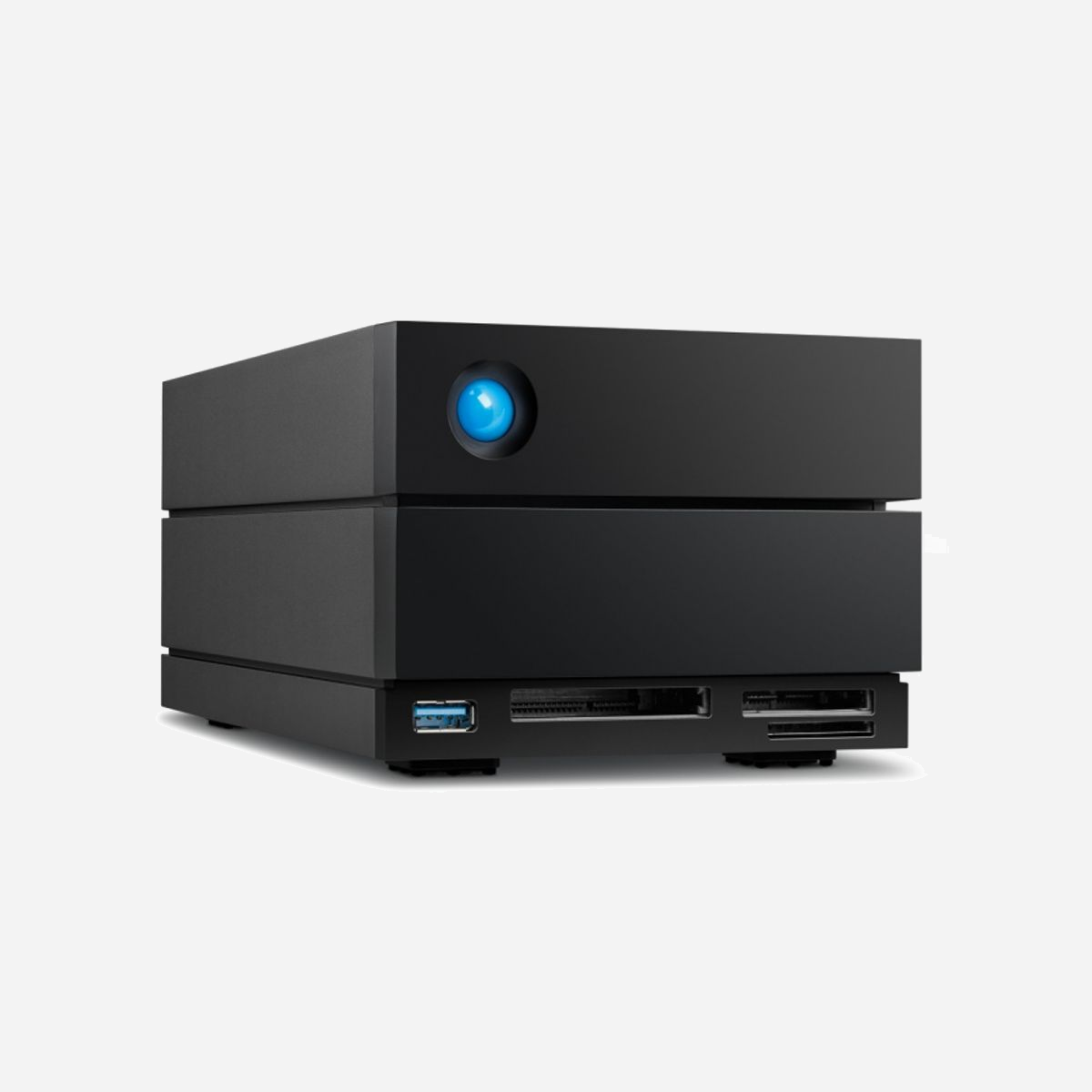 LaCie 2big Dock 16To (2x8To) Desktop - 2x Thunderbolt 4, USB 3.2 Gen 2, DisplayPort 1.4 - 118x217x93.3mm - Compatible Windows/macOS - LaCie 2BIG DOCK. Capacité totale du stockage installé: 16 To. Type de châssis: Bureau. Largeur: 118 mm, Profondeur: 217 mm, Hauteur: 93,3 mm, Poids: 3,93 kg. Couleur du produit: Noir