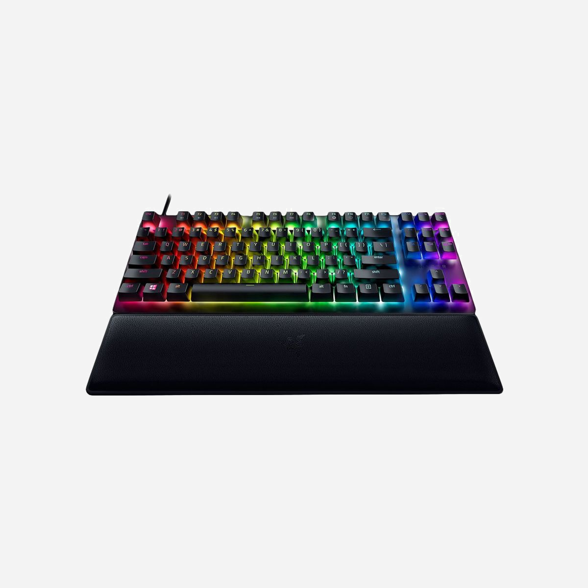 Razer Huntsman V2 Tenkeyless - Clavier Gamer USB Noir - Rétroéclairage LED RGB - Switch Membrane - Interface USB - Réf: RZ03-03941200-R3F1 - Razer Huntsman V2 Tenkeyless. Technologie de connectivité: Avec fil, Interface de l'appareil: USB, Interrupteur à clé de clavier: Clavier à membrane. Type de rétro: LED RGB. Utilisation recommandée: Jouer. Couleur du produit: Noir