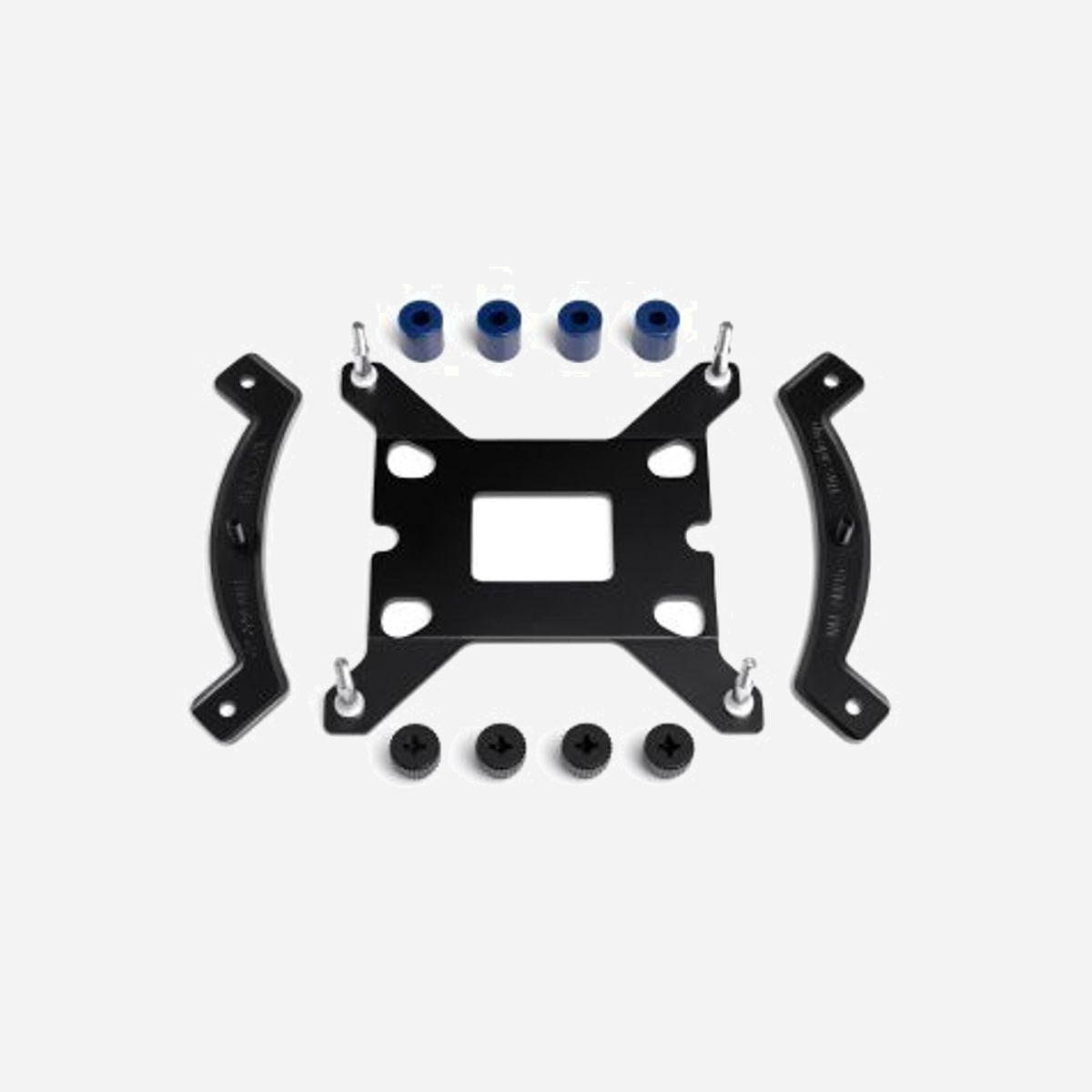Noctua NM-I17XX-MP78 chromax.black Kit de Montage SecuFirm2 pour Socket LGA1700, Écartement 78mm, Compatibilité NH-U14S/U12A/U12S/U9S/L12S - Le NM-i17xx-MP78 est un kit de fixation SecuFirm2 spécifiquement conçu pour la mise à jour des ventirads CPU possédant un écartement de 78 mm (voir les informations détaillées pour les questions de compatibilité) en vue de leur utilisation sur la toute dernière plateforme LGA1700 (famille des LGA17xx). Fidèle à la tradition des systèmes SecuFirm2, ce kit offre une grande fiabilité, une pression de contact optimale tout en restant simple à installer. Il permet ainsi à ceux qui possèdent un ventirad Noctua de continuer à l’utiliser sur les tous derniers processeurs. La version chromax.black avec ses éléments noirs est idéale pour s’associer aux ventirads Noctua de la série chromax.black.<br><br>Attention : Ce kit de fixation spécial upgrade permet d’installer un ventirad Noctua, initialement conçu pour d’autres sockets (avec leurs spécificités inhérentes), sur le socket LGA1700 (famille des LGA17xx). Le LGA17xx n’occupant pas le même espace que les autres sockets, il est primordial de vérifier, avant toute installation, que votre ventirad est parfaitement compatible avec votre carte mère LGA17xx. Merci de consulter la base de données concernant les compatibilités pour vérifier la compatibilité de votre carte mère avec votre ventirad. Noctua ne pourrait être tenue pour responsable en cas de dommage ou perte liés à un problème de compatibilité.<br><br>Veuillez noter que le kit NM-i17xx-MP78 est uniquement compatible avec les ventirads dotés de fixations dont l’écartement est de 78 mm (voir les informations détaillées se rapportant aux questions de compatibilité) et il faudra plutôt utiliser le kit NM-i17xx-MP83 pour les écartements de 83 mm.<br><br>Conformément à la politique Noctua qui implique la mise à disposition gracieuse de ses systèmes de fixation haut de gamme SecuFirm2, les propriétaires de modèles de ventirads éligibles peuvent commander gratuitement le kit NM-i17xx-MP78 via ce formulaire. Sera exigée une preuve d’achat (version électronique, photo ou scan de facture) d’un ventirad Noctua éligible et, au choix, d’une carte mère LGA1700 ou d’un CPU LGA1700.<br><br>Le kit de fixation NM-i17xx-MP78 SecuFirm2 sera aussi disponible à l’achat auprès de certains de nos revendeurs à un prix conseillé de 8,90 euros. Si votre besoin est urgent, privilégiez une commande via un distributeur local.