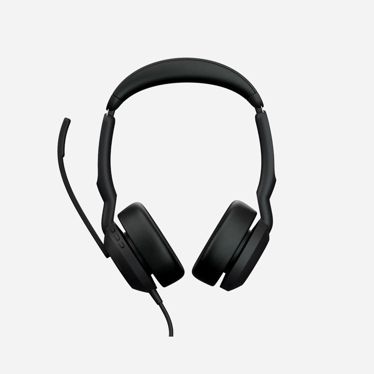 Jabra Evolve2 50 Casque Arceau Binaural USB-C/USB-A Bluetooth 5.2 Noir : Microphone Boom, ANC, HD Voice, Portée 30m, MS Teams - <b>Ultra branché.</b><br>Le micro-casque professionnel connecté à tous vos besoins.<br><br>EVOLVE2 50<br>Adapté à chaque situation<br>Passez vos appels pros depuis votre chambre. Boostez votre motivation au rythme de vos chansons préférées. Concentrez-vous en écoutant de la musique douce. Quelle que soit votre façon de travailler, votre micro-casque doit être en mesure de tenir la cadence.<br><br>L’Evolve2 50 est spécialement conçu pour suivre votre rythme. Son de très haute qualité pour vos appels et votre musique, réduction de bruit active (ANC) stéréo et mono puissante, microphones à réduction de bruit, haut-parleurs 28 mm… Tout y est pour que vous puissiez travailler comme vous voulez. Et avec la technologie innovante Jabra Air Comfort, vous bénéficiez en plus d’un confort hors pair.