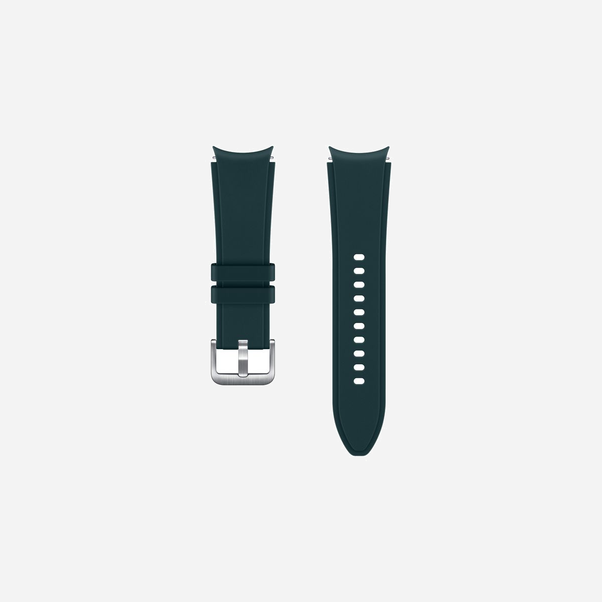 Samsung Bracelet Ridge Sport ET-SFR88SGEGEU Vert Fluoroélastomère 24.4mm pour Galaxy Watch4, Résistant à la sueur - Conçu pour un maintien sans faille<br>Le bracelet Ridge Sport de la Galaxy Watch4 est conçu pour s'adapter complètement à votre poignet avec une attache ferme et confortable. Le bracelet est résistant à la sueur grâce à son matériau fluoroélastomère.<br><br>Une plus grande précision pour de meilleures performances<br>Le bracelet Ridge Sport de la Galaxy Watch4 assure un maintien confortable et ajusté afin de toujours fournir des performances de qualité lors du suivi quotidien sportif et bien-être. Le bracelet est conçu pour que votre Galaxy Watch4 mesure avec précision vos performances lors d'entraînements légers ou intenses.