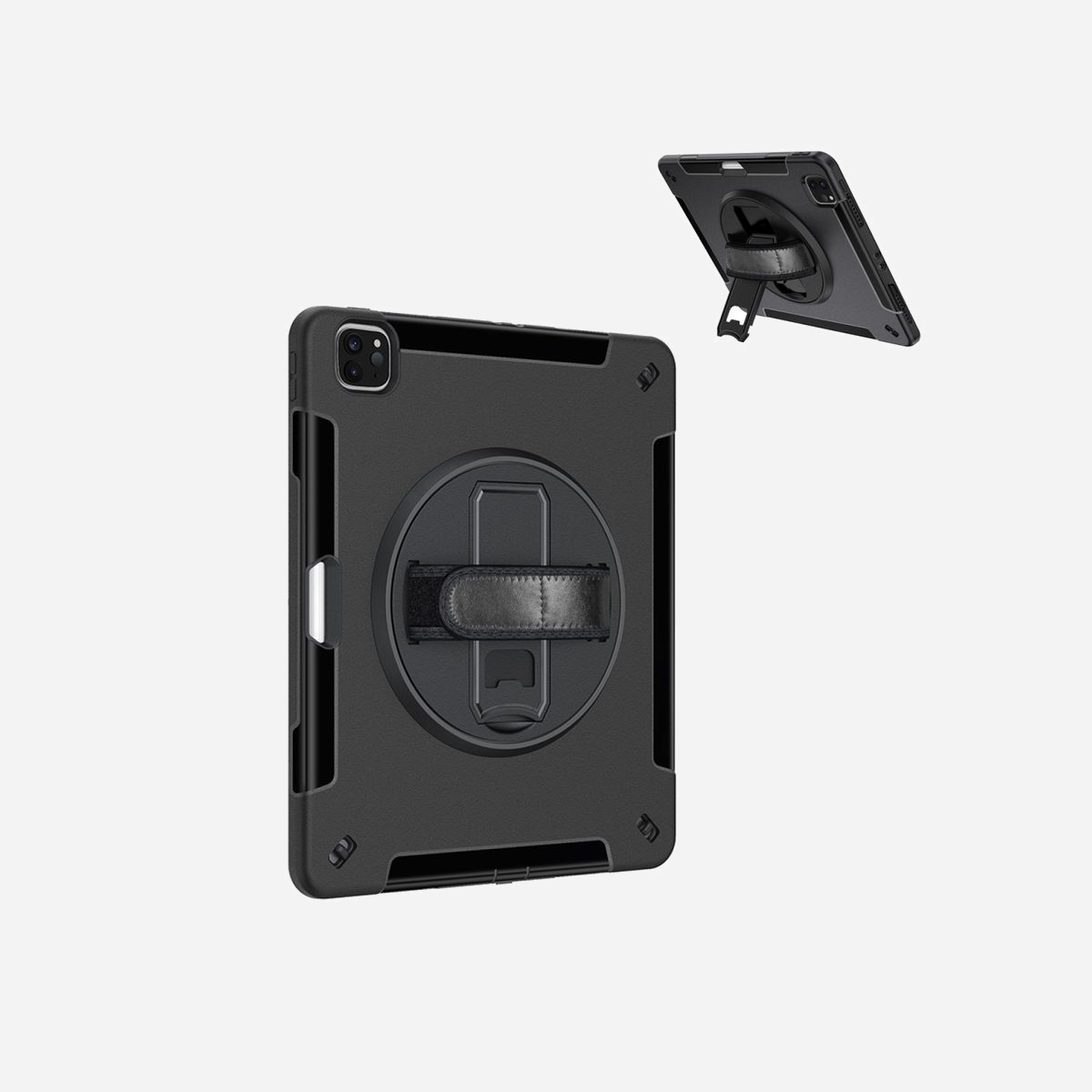 4smarts Étui 540235 pour iPad Pro 12.9" (2022/2021/2020/2018) 32.8cm Noir, PC+TPU, Fonction Stand, Boucle Stylo, 500g - 4smarts 540235. Compatibilité de marque: Apple, Compatibilité: iPad Pro 12.9 (2022/2021/2020/2018), Taille maximale de l’écran: 32,8 cm (12.9"). Poids: 500 g