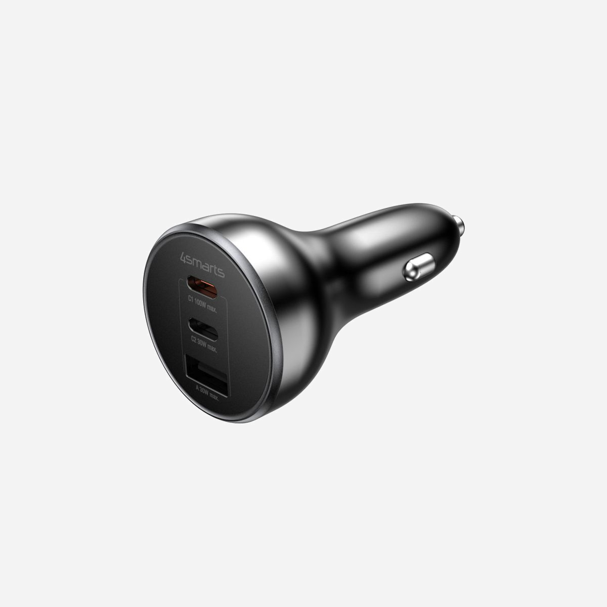 4smarts 541224 Chargeur Auto 160W USB-C 100W+30W+USB-A Quick Charge 2.0 12-24V pour Ordinateur Portable, Smartphone, Tablette, Universel - 4smarts 541224. Type de chargeur: Auto, Type de source d'alimentation: CC, Compatibilité de chargeur: Ordinateur portable, Smartphone, Smartwatch, Tablette, Universel. Tension d'entrée: 12 - 24 V, Tension de sortie (max): 20 V. Quantité de ports USB de type C: 2, Charge rapide. Couleur du produit: Noir