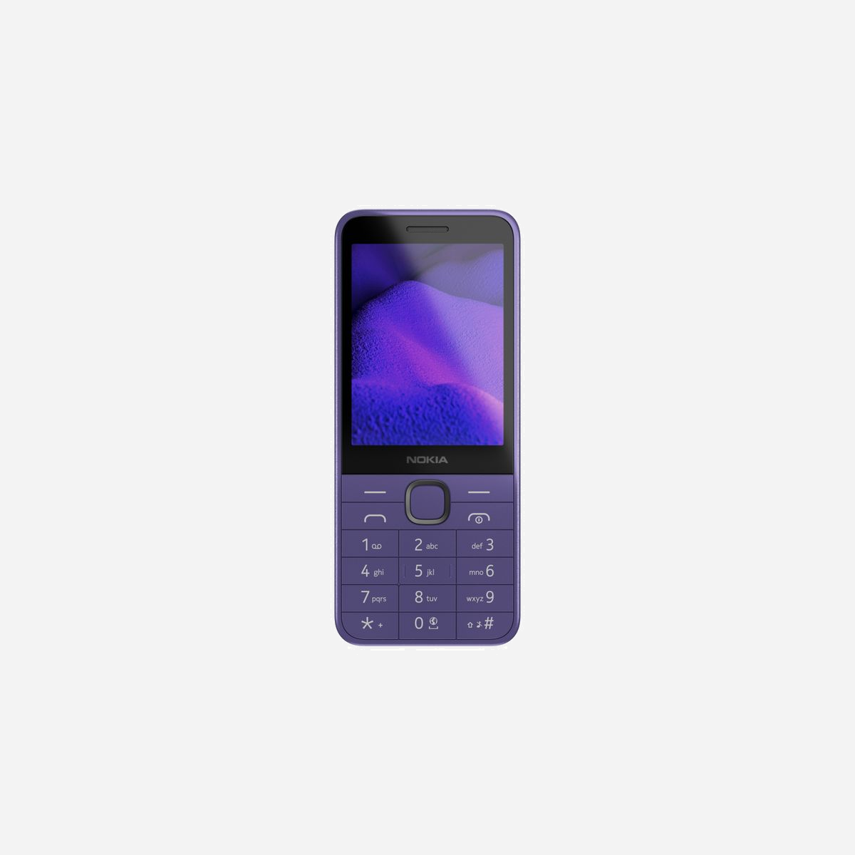 HMD 235 4G Violet - Téléphone Numérique Double SIM 2.8" LCD 320x240px, 64MB RAM, 128MB ROM, MicroSD, Caméra 2MP, Bluetooth 5.0, Radio FM, 1450mAh - HMD 235 4G (2024). Format: Barre. Capacité de la carte SIM: Double SIM. Taille de l'écran: 7,11 cm (2.8"), Résolution de l'écran: 320 x 240 pixels. Résolution de la caméra arrière (numerique): 2 MP. Bluetooth. Radio FM. Capacité de la batterie: 1450 mAh. Poids: 99 g. Couleur du produit: Violet