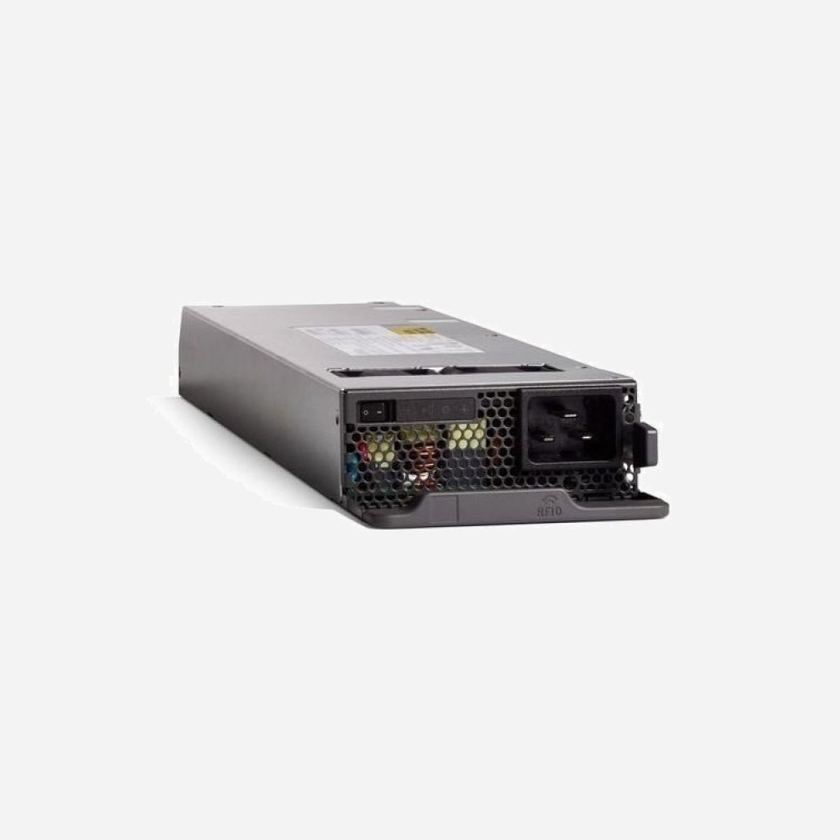 Alimentation Cisco C9400-PWR-3200AC 3200W pour Catalyst 9400, entrée AC 220V, température de fonctionnement 0-40°C, poids 2kg, noir/gris - Cisco C9400-PWR-3200AC. Type de produit: Alimentation électrique, Couleur du produit: Noir, Gris, Compatibilité: Cisco Catalyst 9400. Puissance totale: 3200 W, Tension d'entrée AC: 220 V. Poids: 2 kg
