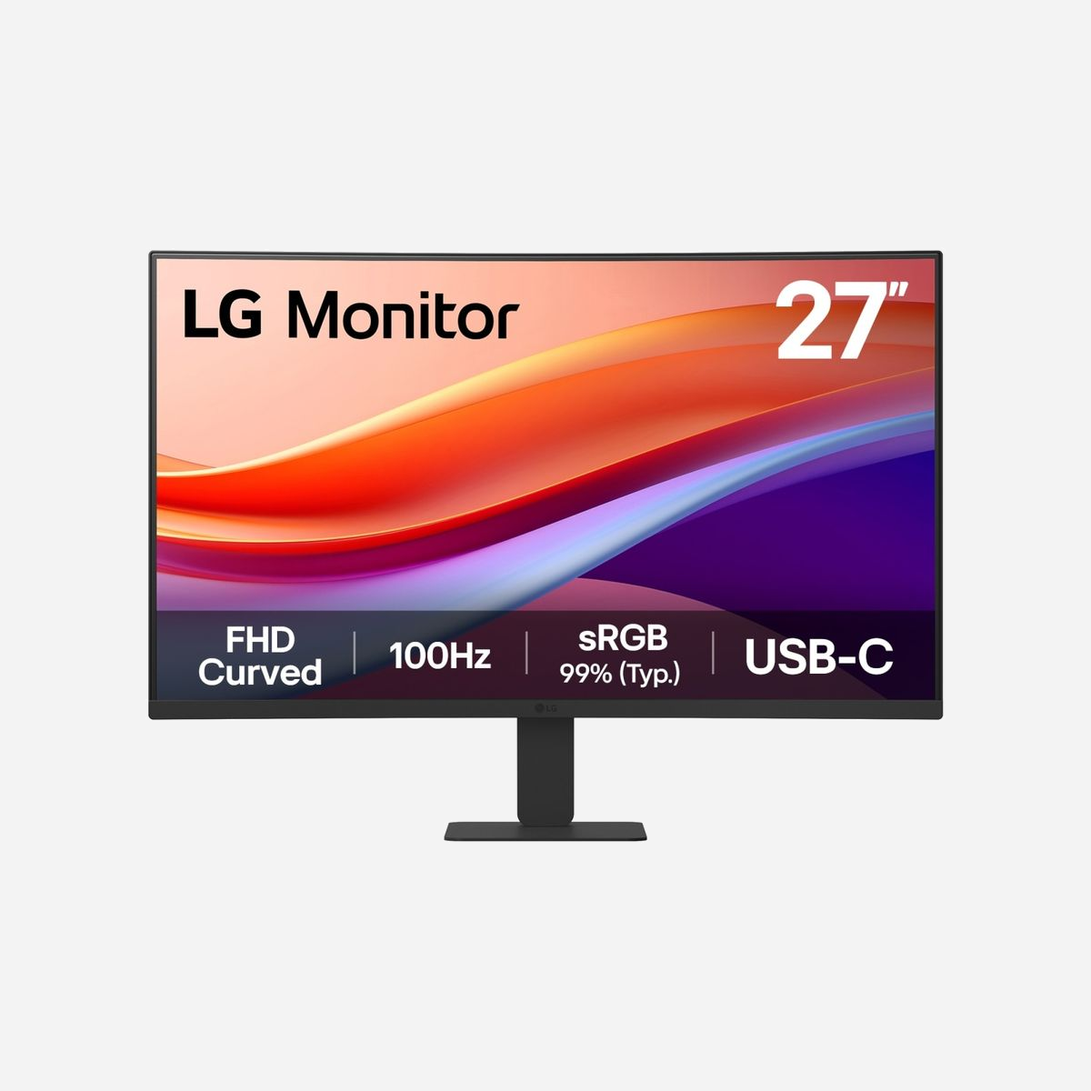 LG 27U421A-B Moniteur PC 27" Full HD (1920x1080) LED VA, 5ms GTG, 100Hz, HDMI 2.0, HDR10, sRGB 99%, VESA 100x100mm, Noir - LG 27U421A-B. Taille de l'écran: 68,6 cm (27"), Résolution de l'écran: 1920 x 1080 pixels, Type HD: Full HD, Technologie d'affichage: LED, Temps de réponse: 5 ms, Format d'image: 16:9, Angle de vision horizontal: 178°, Angle de vision vertical: 178°. Montage VESA. Couleur du produit: Noir