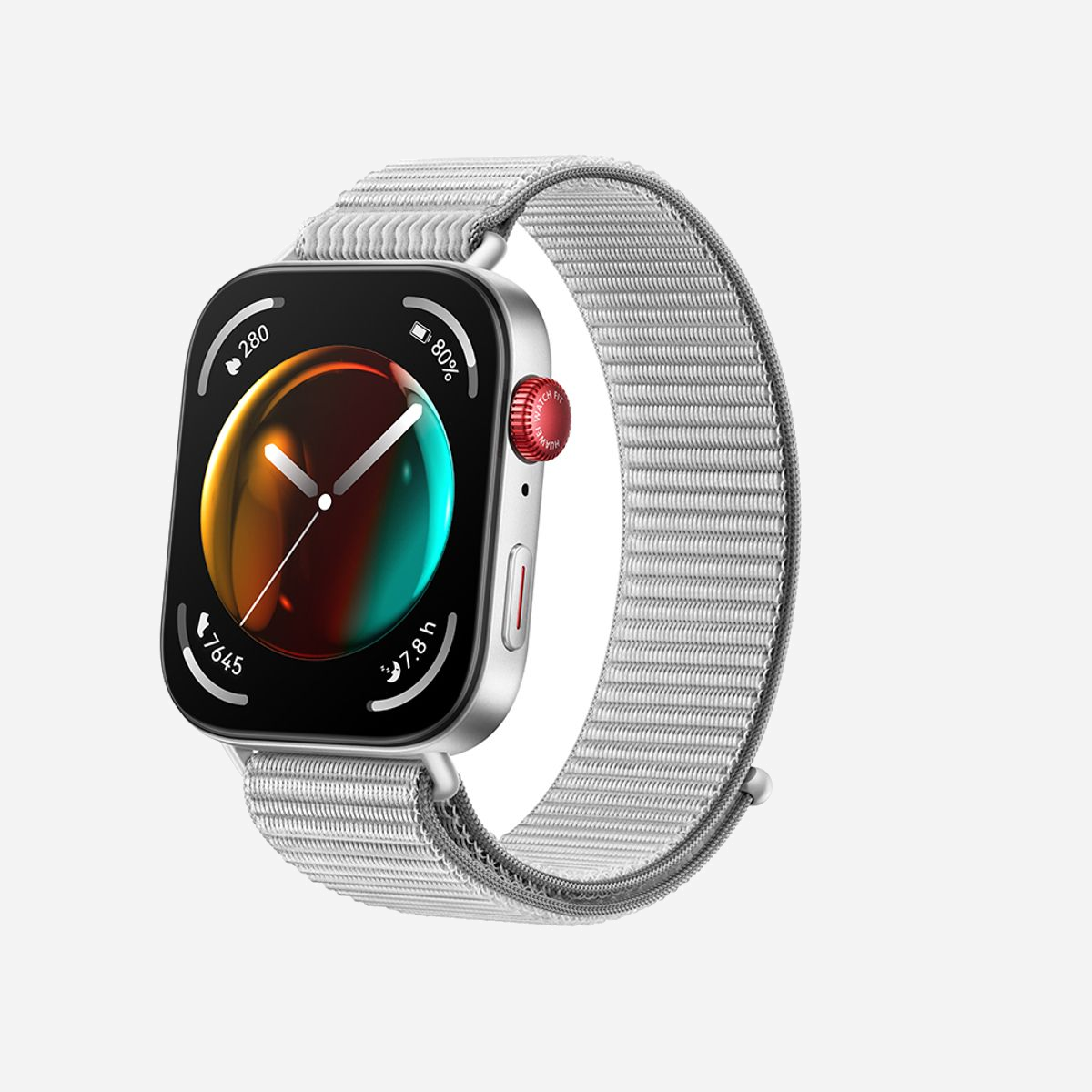 Huawei WATCH Fit 3 Argent : Écran AMOLED 1.82" 408x480, GPS, Bluetooth 5.2, boîtier aluminium, bracelet nylon gris, batterie 400mAh, compatible Android/iOS - Huawei WATCH Fit 3. Taille de l'écran: 4,62 cm (1.82"), Technologie d'affichage: AMOLED, Résolution de l'écran: 408 x 480 pixels, Écran tactile. Wifi. GPS (satellite). Capacité de la batterie: 400 mAh. Poids: 26 g. Matière de la bande: Nylon, Couleur du bracelet: Gris, Taille du bracelet: Taille unique