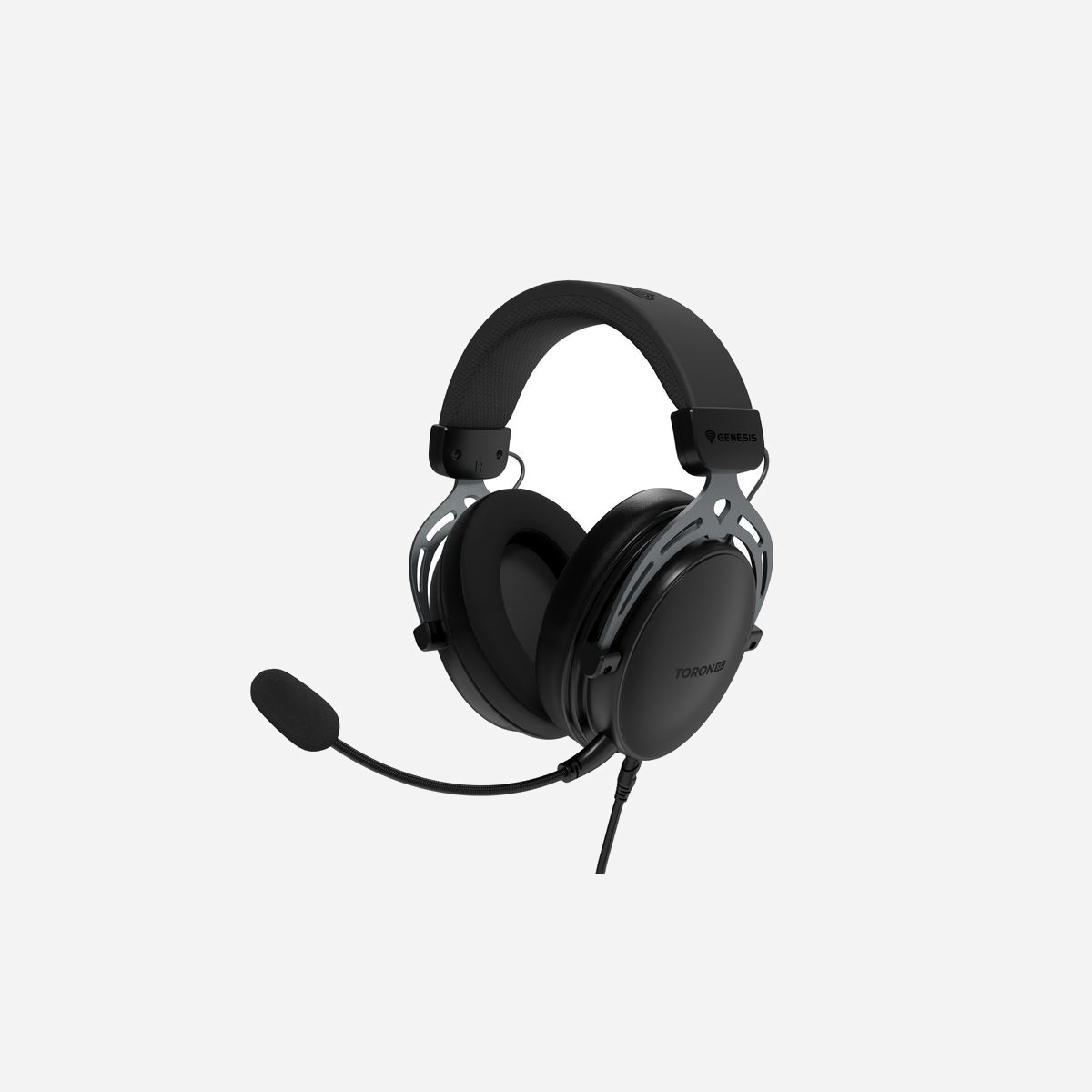 Casque Gaming Filaire GENESIS Toron 531 Noir - Arceau Circum-Aural, HP 50mm, 20-20000Hz, 32 Ohm, Micro Boom, Câble 1m, Connecteurs 3.5mm - GENESIS Toron 531. Type de produit: Casque. Technologie de connectivité: Avec fil. Utilisation recommandée: Jouer. Fréquence des écouteurs: 20 - 20000 Hz. Longueur de câble: 1 m. Poids: 240 g. Couleur du produit: Noir