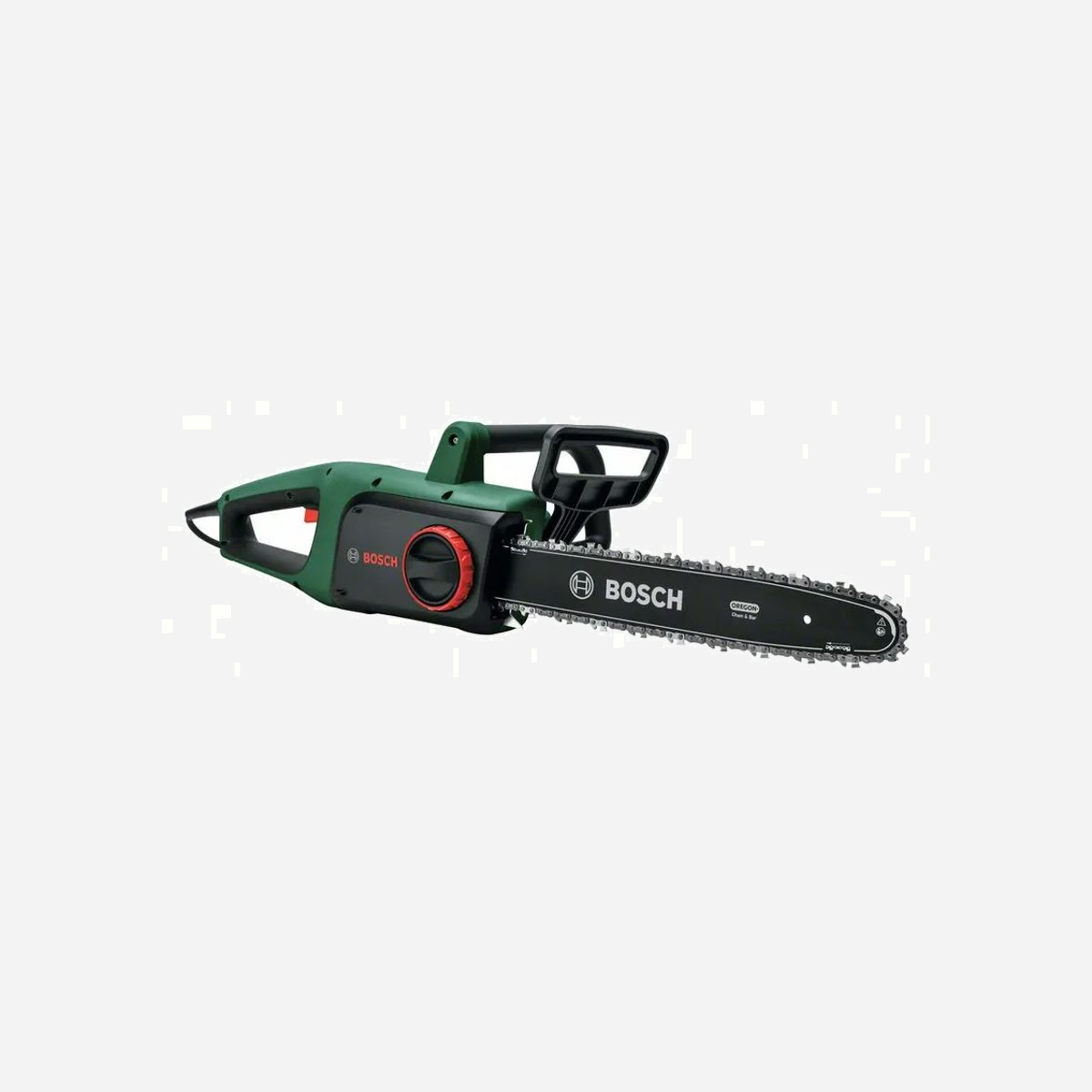 Tronçonneuse Bosch 0-600-8B8-303 Secteur 1800W, Longueur de lame 35cm, Vitesse de chaîne 12m/s, Guide 110cm, Système SDS, Poids 4.2kg Vert - Bosch 0 600 8B8 303. longueur de lame: 35 cm, Vitesse de la chaîne: 12 m/s, épaisseur de lien conducteur: 110 cm. Source d'alimentation: Secteur, Puissance: 1800 W. Largeur: 268 mm, Hauteur: 213 mm, Longueur du produit: 570 mm. Type d'emballage: Boîte