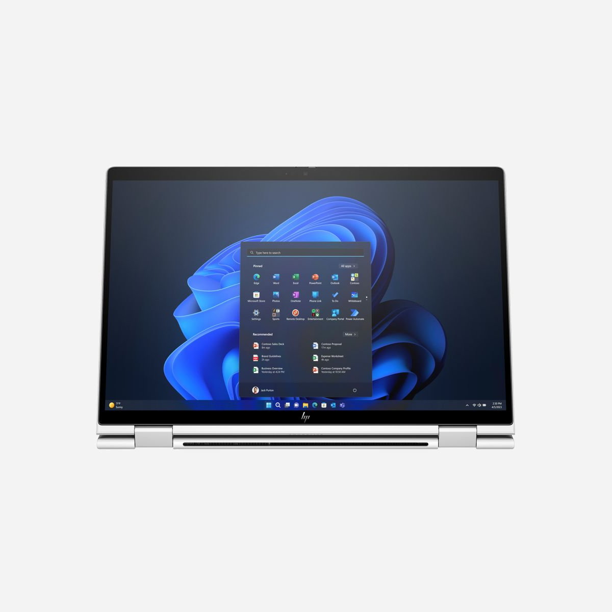 HP Elite x360 1040 G11 - Écran tactile 14" WUXGA, Intel Core Ultra 5 125H, 16Go LPDDR5x, 512Go SSD NVMe PCIe, Intel Arc Graphics, Wi-Fi 6E, Windows 11 Pro - <b>Design innovant et puissance professionnelle</b><br>Libérez-vous des obstacles avec le HP Elite x360 1040, hautement sécurisé, ultraléger et conçu de manière responsable, et optimisé par l’IA. Cet ordinateur anticipe et ajuste dynamiquement les paramètres des fonctions d’alimentation, audio et vidéo afin d’offrir les performances, le confort et l’autonomie de la batterie dont les chefs d’entreprise d’aujourd’hui ont besoin.