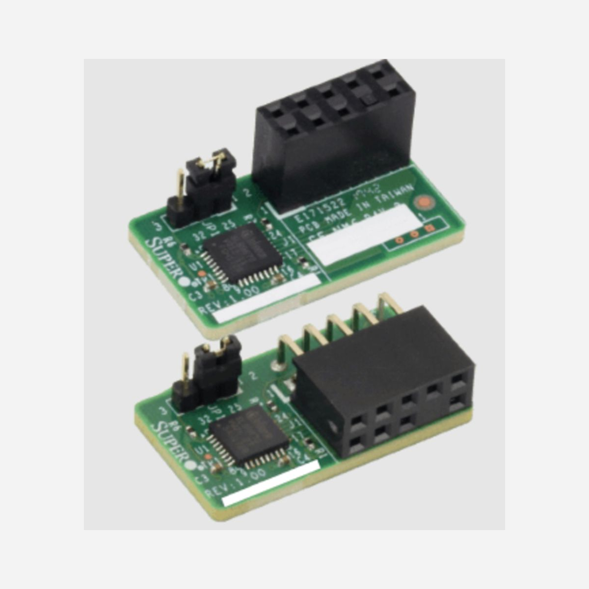 Supermicro AOM-TPM-9670V-O Module TPM 2.0 10-Pin pour Plateforme de Confiance (Trusted Platform Module) - Supermicro AOM-TPM-9670V-O