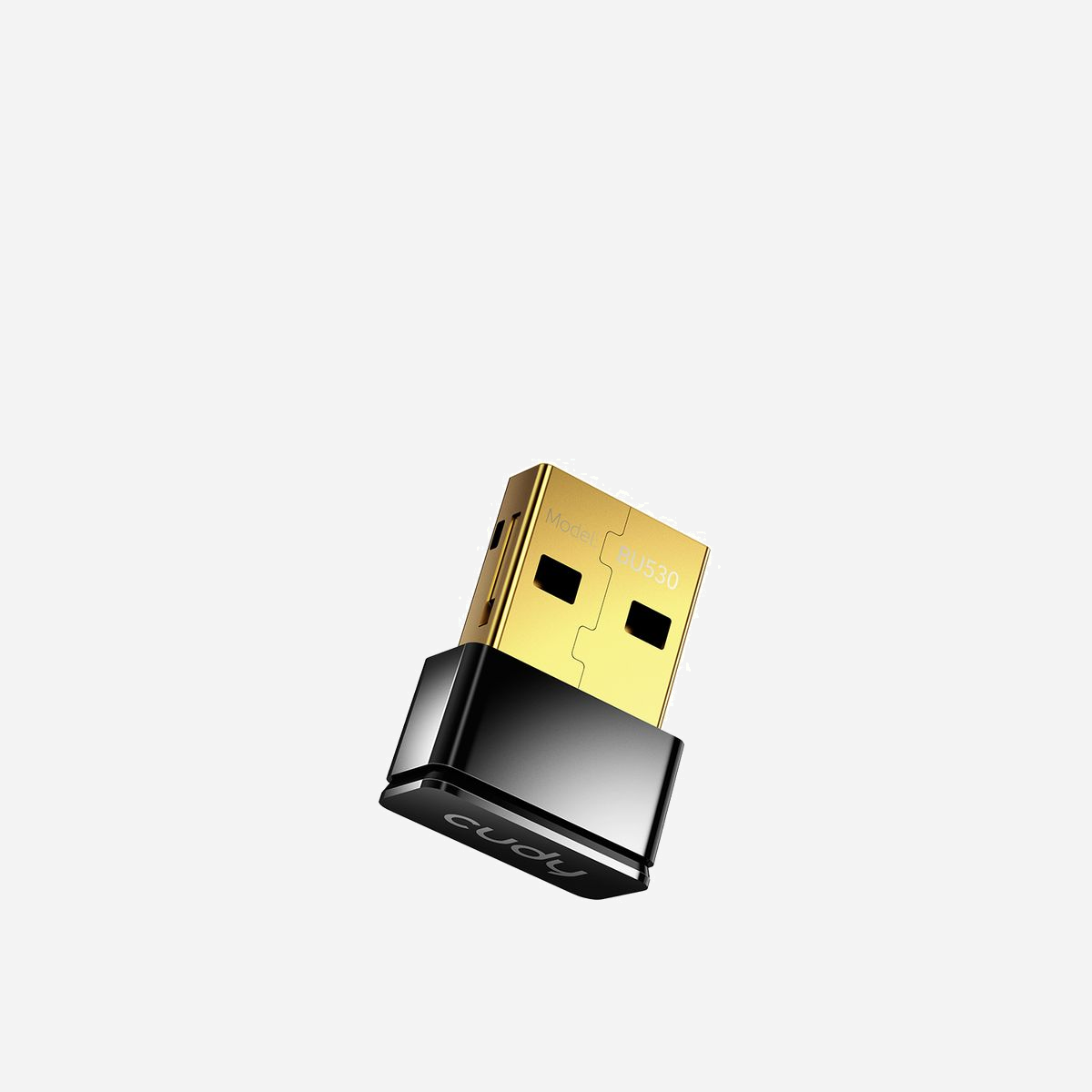 Cudy BU530 Adaptateur Bluetooth USB Type-A Noir - Windows 7/8.1/10/11 - Dimensions 15x8x20mm - Certifications CE/FCC - Température Opération 0-40°C - Cudy BU530. Interface de l'hôte: USB Type-A, Interface de sortie: Bluetooth. Couleur du produit: Noir. Prise en charge du système d'exploitation Windows: Windows 10, Windows 11, Windows 7, Windows 8.1. Largeur: 15 mm, Profondeur: 8 mm, Hauteur: 20 mm