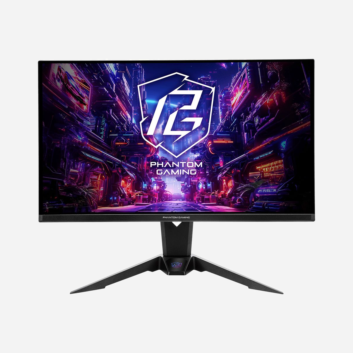 Asrock PGO27QFV : Ecran PC 27" QD-OLED Quad HD (2560x1440) 360Hz, 0.03ms GTG, DisplayPort 1.4, HDMI 2.1, Hub USB, FreeSync Premium Pro. - Asrock PGO27QFV. Taille de l'écran: 68,6 cm (27"), Résolution de l'écran: 2560 x 1440 pixels, Type HD: Quad HD, Technologie d'affichage: QD-OLED, Temps de réponse: 0,03 ms, Format d'image: 16:9, Angle de vision horizontal: 178°, Angle de vision vertical: 178°. Concentrateur USB intégré. Montage VESA, Réglage de la hauteur. Couleur du produit: Noir