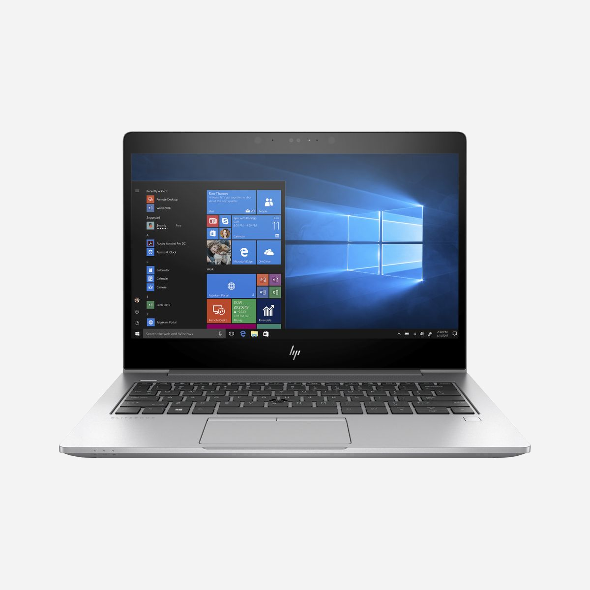 T1A EliteBook 830 G5 Reconditionné - Intel Core i5-8350U, 8Go DDR4, 256Go SSD, 13.3" Tactile Full HD, Windows 10 Pro, Wi-Fi 5, Clavier Allemand - T1A HP EliteBook 830 G5 Refurbished. Type de produit: Ordinateur portable, Format: Clapet. Famille de processeur: Intel® Core™ i5, Modèle de processeur: i5-8350U, Fréquence du processeur: 1,7 GHz. Taille de l'écran: 33,8 cm (13.3"), Type HD: Full HD, Résolution de l'écran: 1920 x 1080 pixels, Écran tactile. Mémoire interne: 8 Go, Type de mémoire interne: DDR4-SDRAM. Capacité totale de stockage: 256 Go, Supports de stockage: SSD. Système d'exploitation installé: Windows 10 Pro. Couleur du produit: Argent