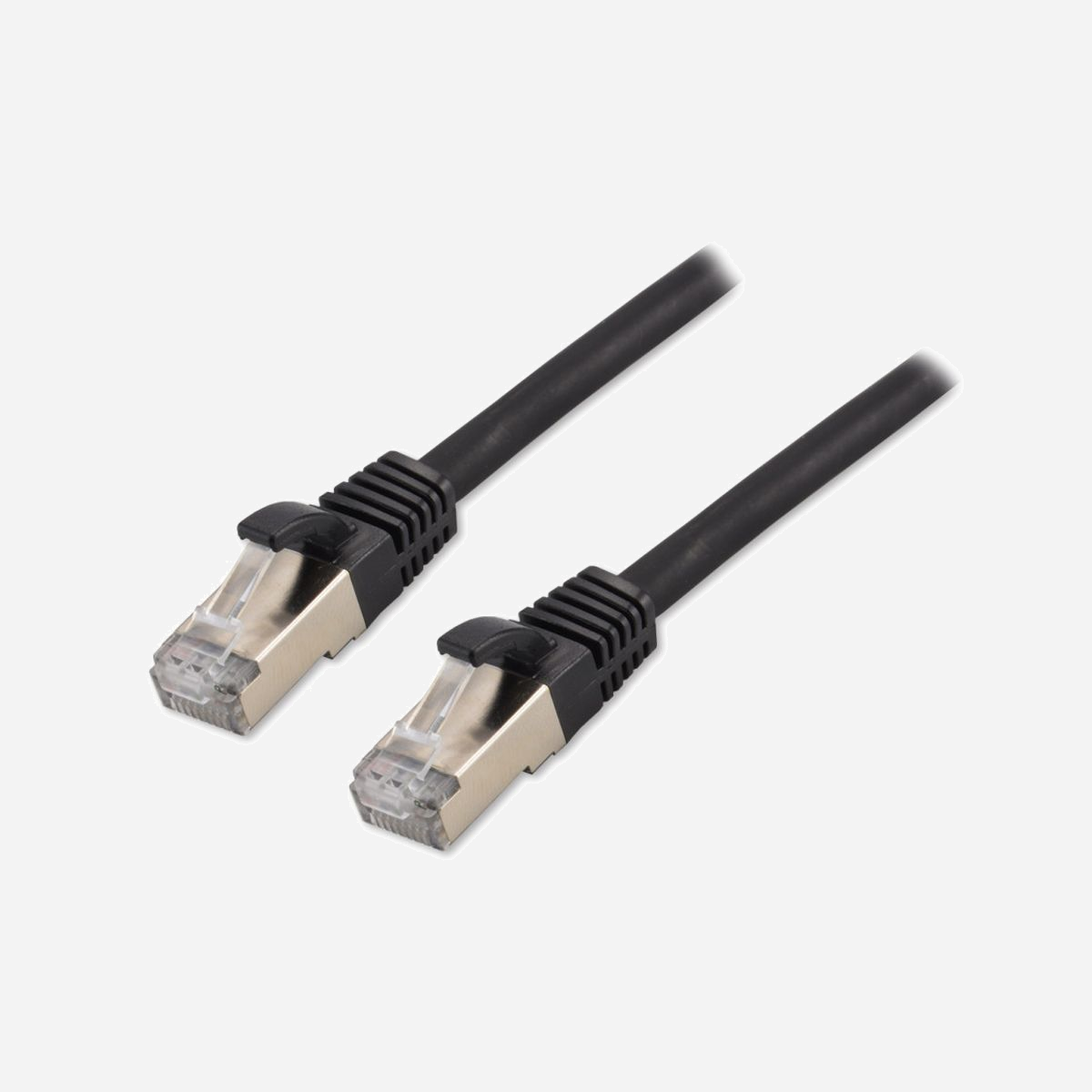 MCL Câble Réseau Cat8.1 S/FTP (S-STP) Noir 0.5m RJ45 Mâle/Mâle, Contacts Or, Gaine LSZH, 40Gbps, 2000MHz, AWG26 - Câble réseau RJ45 catégorie 8.1 équipé de manchons anti-accroc pour une plus grande protection du clip de fixation. Idéal pour vos liaisons aux serveurs ou aux panneaux de brassage. Il permet la transmission de données à des débits allant jusqu'à 40 Gbit/s et à des fréquences jusqu'à 2000 MHz. Gaine LSZH<br><br>