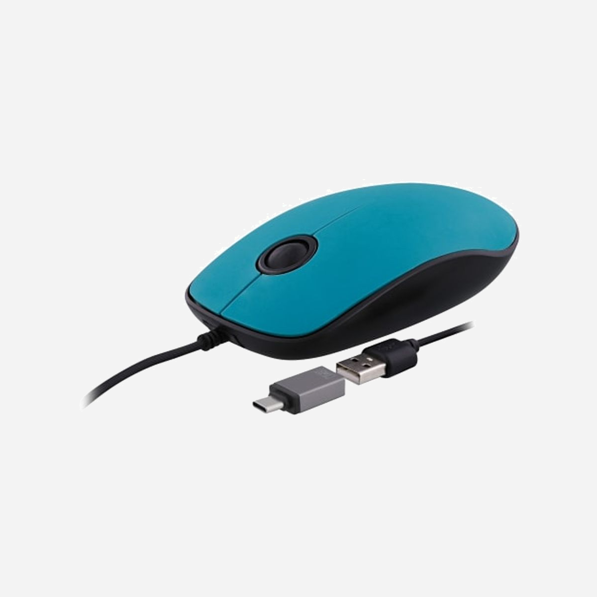 Souris T'nB MUSUNSETBL USB Type-A 1000 DPI Ambidextre Bleu - Connectivité Filaire, Adaptateur USB-C Inclus, 2 Boutons, Clic Silencieux, Compatible Windows/macOS - Avec sa couleur bleu profond pastel, sa molette ronde et son design slim, découvrez la souris SUNSET filaire double connexion, USB-A et USB-C. Inspirée des couleurs douces des soirées d'été, les souris SUNSET ajouteront une vraie touche de couleur à votre bureau. Connectez la SUNSET à tous les ordinateurs grâce à son adaptateur USB-A vers USB-C. Sans installation, fonctionne immédiatement une fois branchée. Plug & Play.<br>