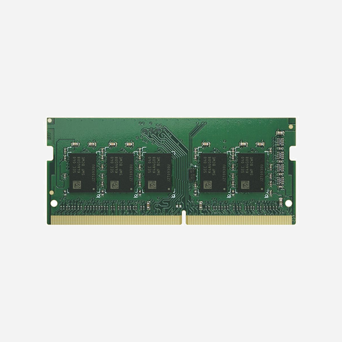 Synology D4ES03-8G Module Mémoire 8 Go DDR4 ECC 260-pin SO-DIMM Unbuffered pour Serveur Série 25 (1 x 8 Go) - Choisissez toujours des modules mémoire Synology authentiques auprès des distributeurs locaux pour une compatibilité et une fiabilité optimales. L'installation de modules de mémoire non-Synology peut entraîner une instabilité du système ou des échecs de démarrage. Synology n'offre pas une garantie complète du produit ni d'assistance technique si des modules mémoires autres que ceux de Synology sont utilisés pour l'extension de la mémoire.