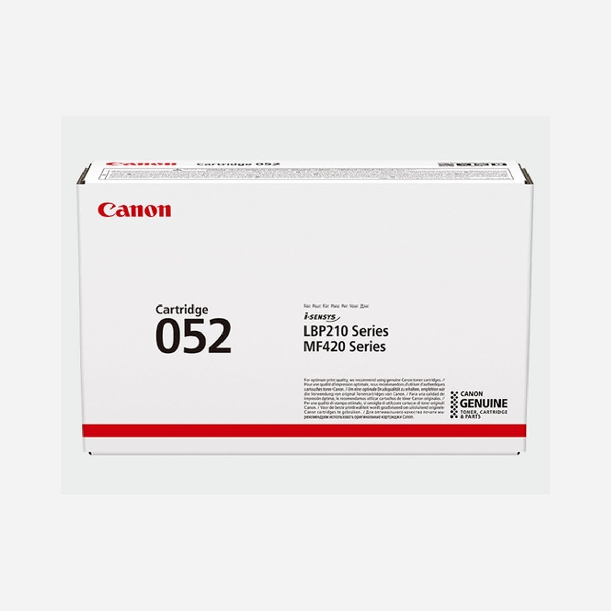 Canon CRG-052H Cartouche Toner Noir Original (2200C004) - Rendement 9200 pages - Pour i-SENSYS MF 420/LBP 210 Series - Canon CRG-052H. Rendement par page de toner noir: 9200 pages, Couleurs d'impression: Noir, Quantité: 1 pièce(s)