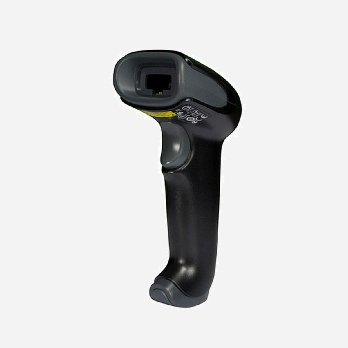 Honeywell Voyager 1250g Scanner 1D Laser Noir - Interfaces USB et RS-232 - IP41 - 0-75000 lux - Angle de lecture ±60° - 168 x 60 x 74 mm - Honeywell Voyager 1250g. Type de scanner: 1D, Type de capteur: Laser, Niveaux de luminosité (rayon direct du soleil): 0 - 75000 lux. Interfaces standards: USB, RS-232. Couleur du produit: Noir, Code (IP) Internationale Protection: IP41. Tension d'entrée: 5 V, Consommation électrique: 140 mA. Poids: 133 g