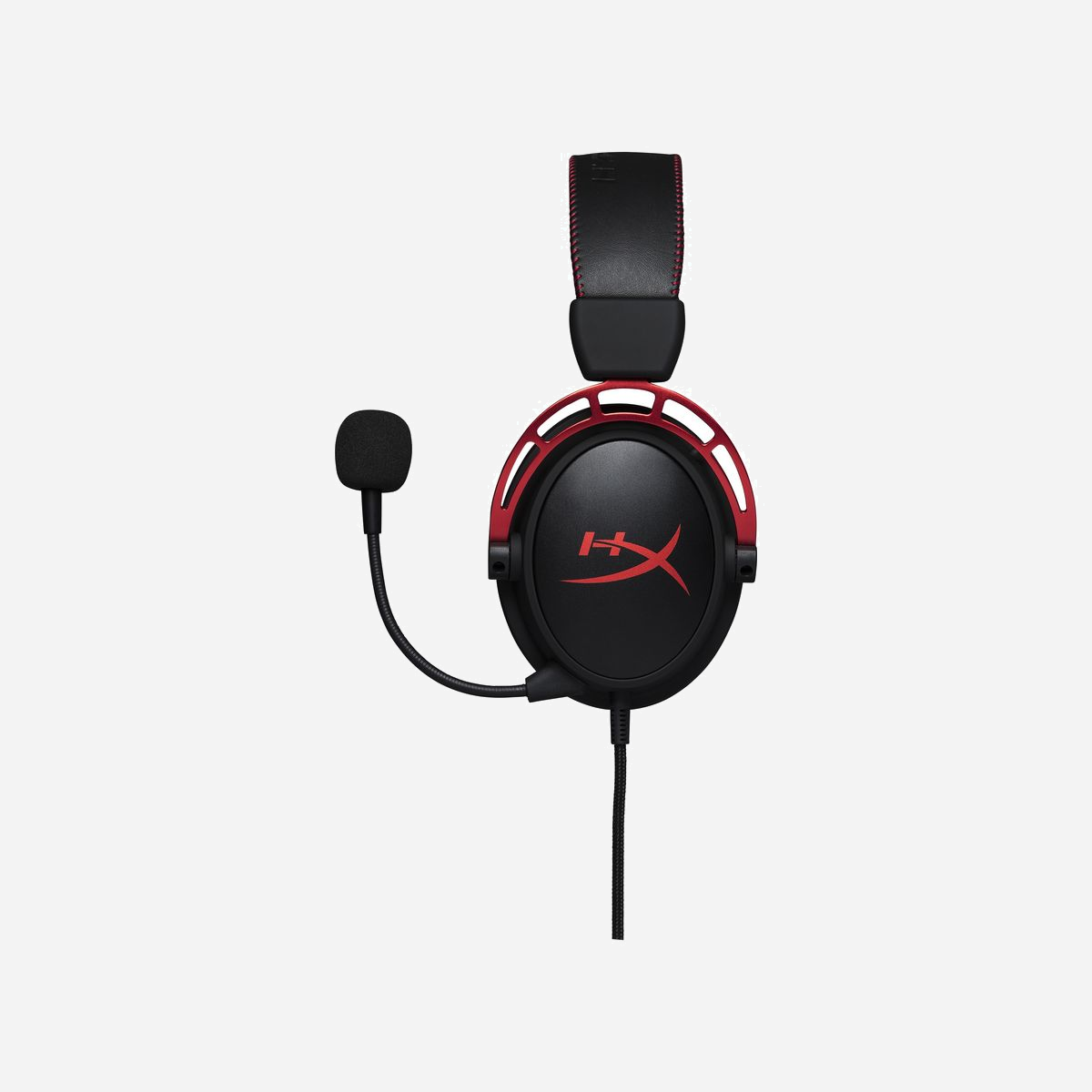 HyperX Cloud Alpha - Casque Gaming Filaire Circum-Aural Noir/Rouge - HP 13-27000Hz, 65 Ohm, Micro Amovible Réduction Bruit, Câble 1.3m + Rallonge 2m - HyperX Cloud Alpha. Type de produit: Casque. Technologie de connectivité: Avec fil. Utilisation recommandée: Gaming. Fréquence des écouteurs: 13 - 27000 Hz. Longueur de câble: 1,3 m. Poids: 298 g. Couleur du produit: Noir, Rouge