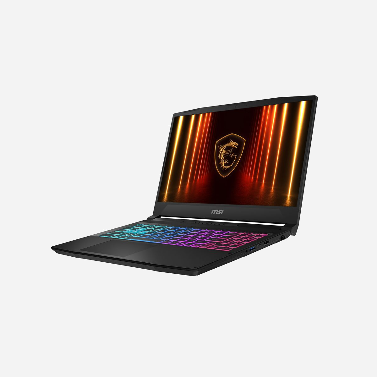 MSI Katana 15 HX B14WFK-008FR : Intel Core i7-14650HX, 16Go DDR5, 512Go SSD, NVIDIA GeForce RTX 5060 8Go, 15.6" FHD 144Hz, Wi-Fi 6E, Windows 11 Home - Défendez votre honneur et terrassez vos ennemis. Réveillez votre puissance intérieure et héritez de la volonté du Dragon. Maniez la Lame du Dragon, imprégnée d'un pouvoir ancestral et de runes tranchantes, et mettez à mal tous vos adversaires avec le légendaire Katana 15 HX.