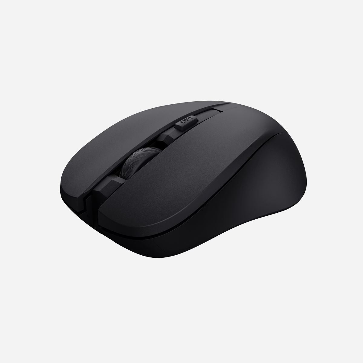 Trust Mydo Souris Bureau Ambidextre RF sans fil 1800 DPI Optique, 4 Boutons, Clic Silencieux, Portée 10m, 2.4GHz, Noir, Pile AA, ChromeOS/Linux/Windows - <b>Un clic plus propre</b><br>Avec un design écologique, composé à 82 % de plastique recyclé, et un emballage certifié FSC®, Mydo est une souris avec une conscience qui vous permet de travailler avec l'esprit tranquille.<br><br><b>Sans fil, sans souci</b><br>Profitez d'une liberté de mouvement totale avec cette souris et sa portée sans fil de 10 m. Plus rien ne vous limite dans votre journée de travail. Avec le rangement pour récepteur USB, même votre bureau reste rangé !<br><br><b>Souris silencieuse</b><br>Dites adieu aux distractions avec Mydo. Grâce à ses deux boutons silencieux, son clic ne vous déconcentrera plus et ne gênera plus ceux qui vous entourent. Vous êtes dans la place !<br><br><b>Accélérez, ralentissez</b><br>Le travail nécessite parfois un mouvement ultra-rapide, parfois une précision juste. La vitesse de curseur réglable (1 000-1 800 DPI) de cette souris vous permet de choisir la vitesse qui vous convient le mieux.
