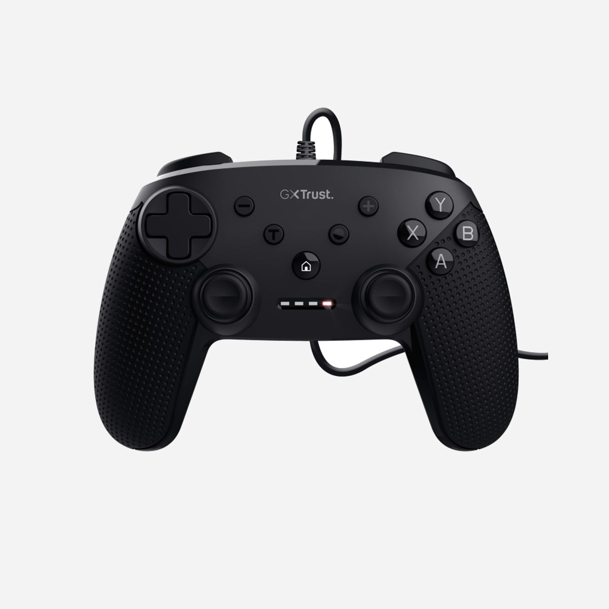 Joystick Trust GXT 541 MUTA USB 2.0 Analogique/Numérique PC, 15 Boutons, D-pad, Windows 10/11, Câble 3m, ABS recyclé, Noir - Trust GXT 541 MUTA. Type d'appareil: Joystick, Plates-formes de jeux prises en charge: PC, Touches de fonction de contrôle de jeux: Croix directionnelle, Boutons directionnels, Touche de sélection, Bouton Démarrer, Touche Turbo. Technologie de connectivité: Avec fil, Interface de l'appareil: USB 2.0. Couleur du produit: Noir, Matériau du boîtier/corps: Acrylonitrile-Butadiène-Styrène (ABS), Plastique recyclé, Longueur de câble: 3 m. Source d'alimentation: Cable. Prise en charge du système d'exploitation Windows: Windows 10, Windows 11